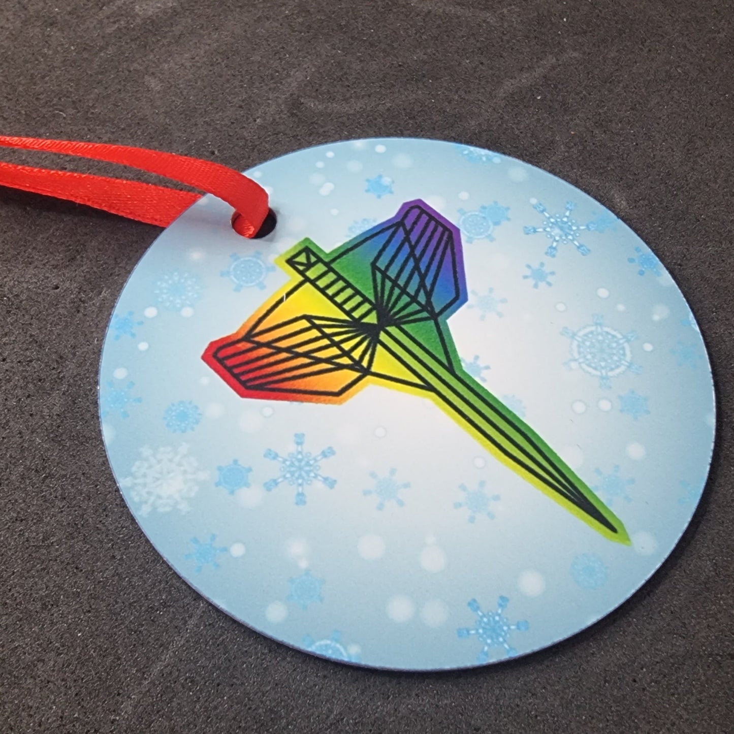Angel's Shield Tree Ornament | Wynonna Earp Christmas decoration