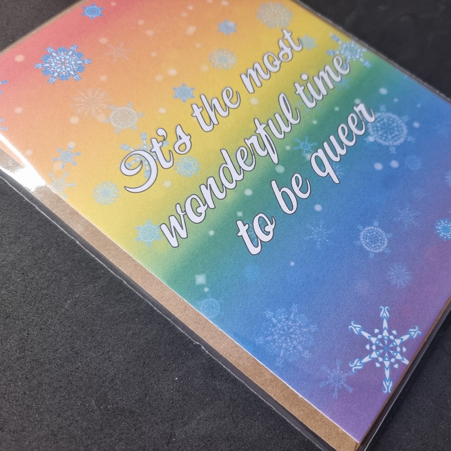 'Most wonderful time to be queer' Christmas Card | LGBT Pride card