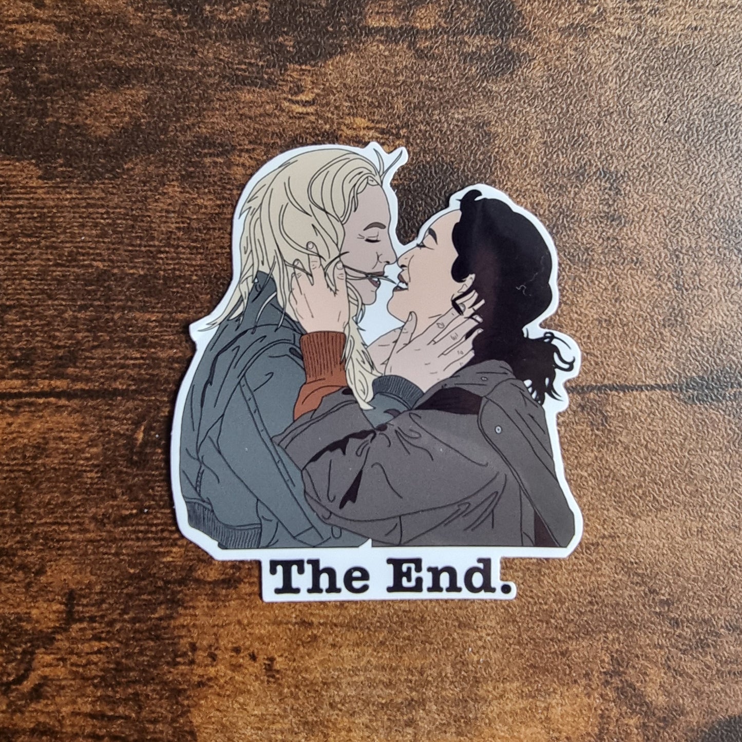 'The End' | Killing Eve sticker | Jodie Comer