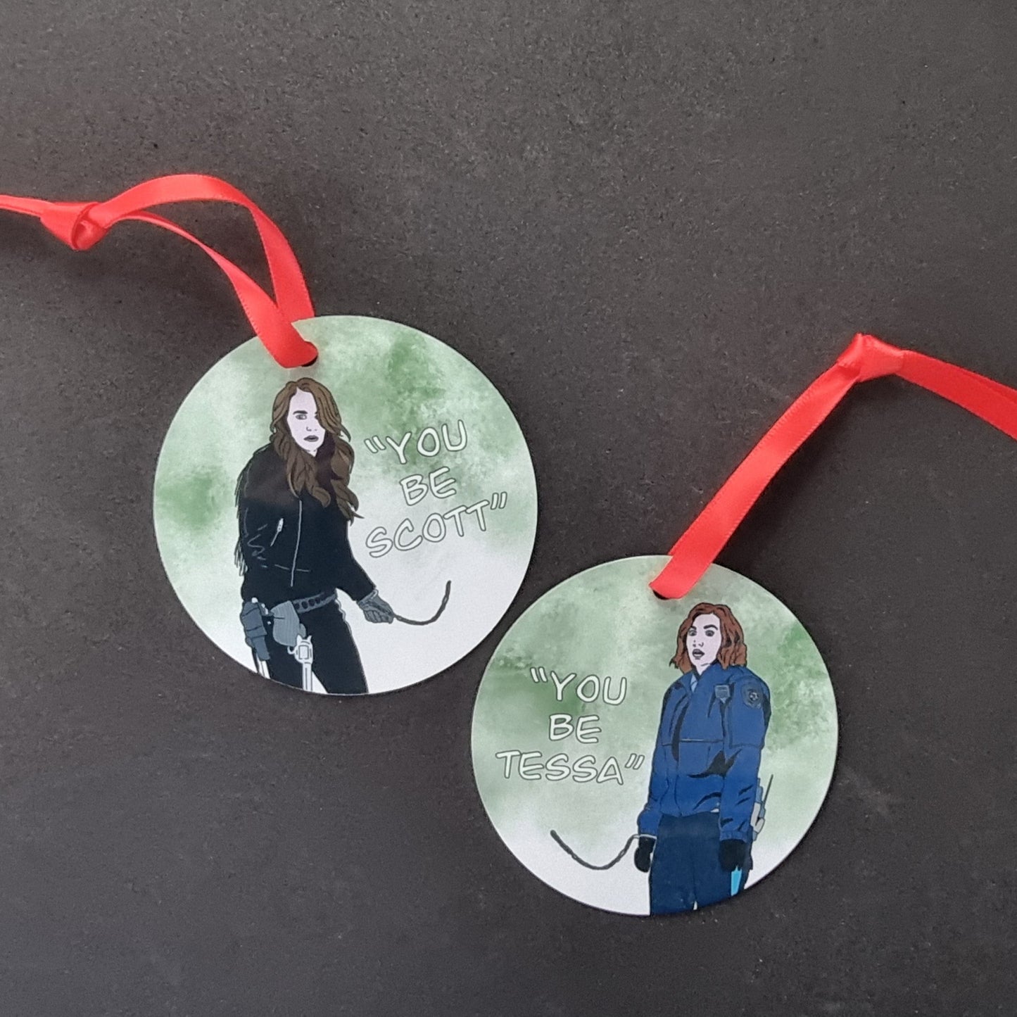 You be Scott, You be Tessa | Wynonna Earp Christmas decoration