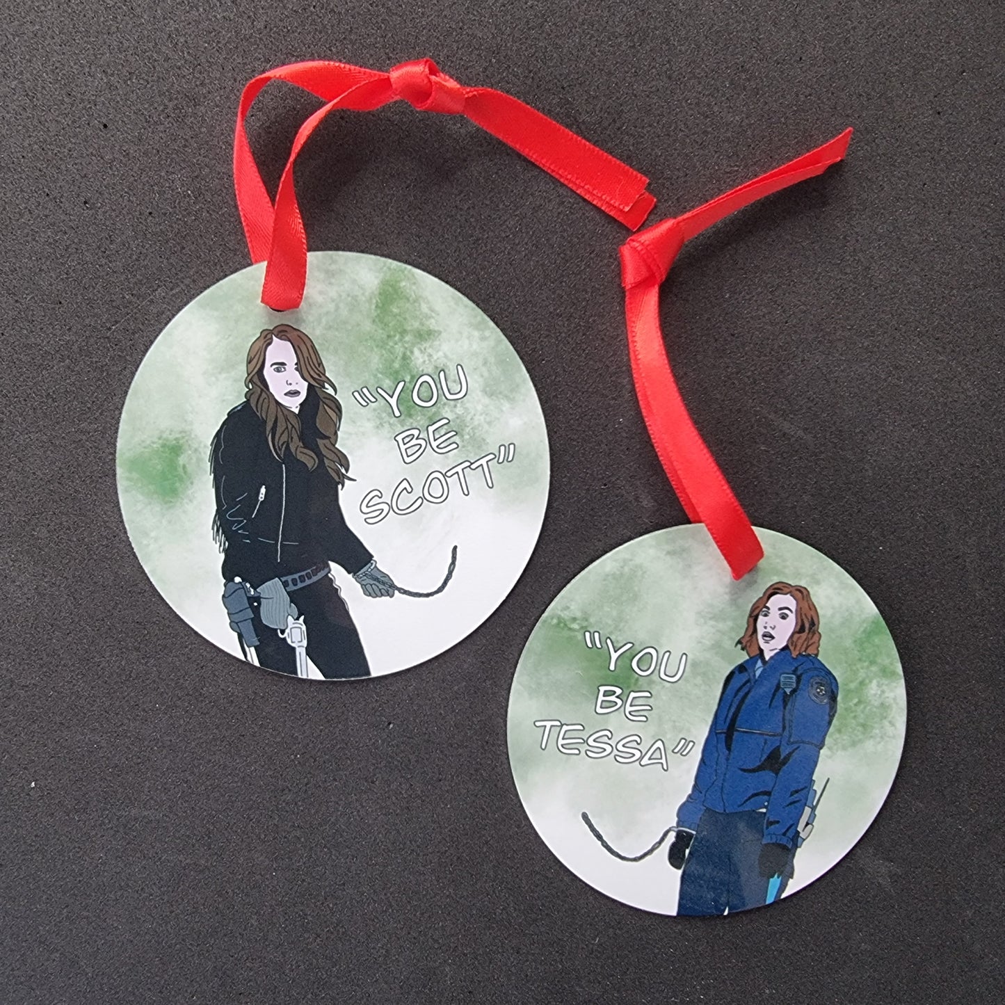 You be Scott, You be Tessa | Wynonna Earp Christmas decoration