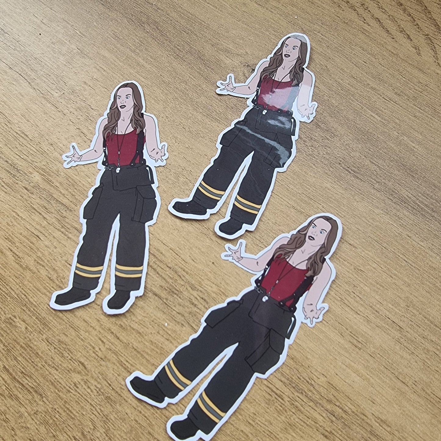 Maya Bishop Firefighter uniform | Station 19 sticker