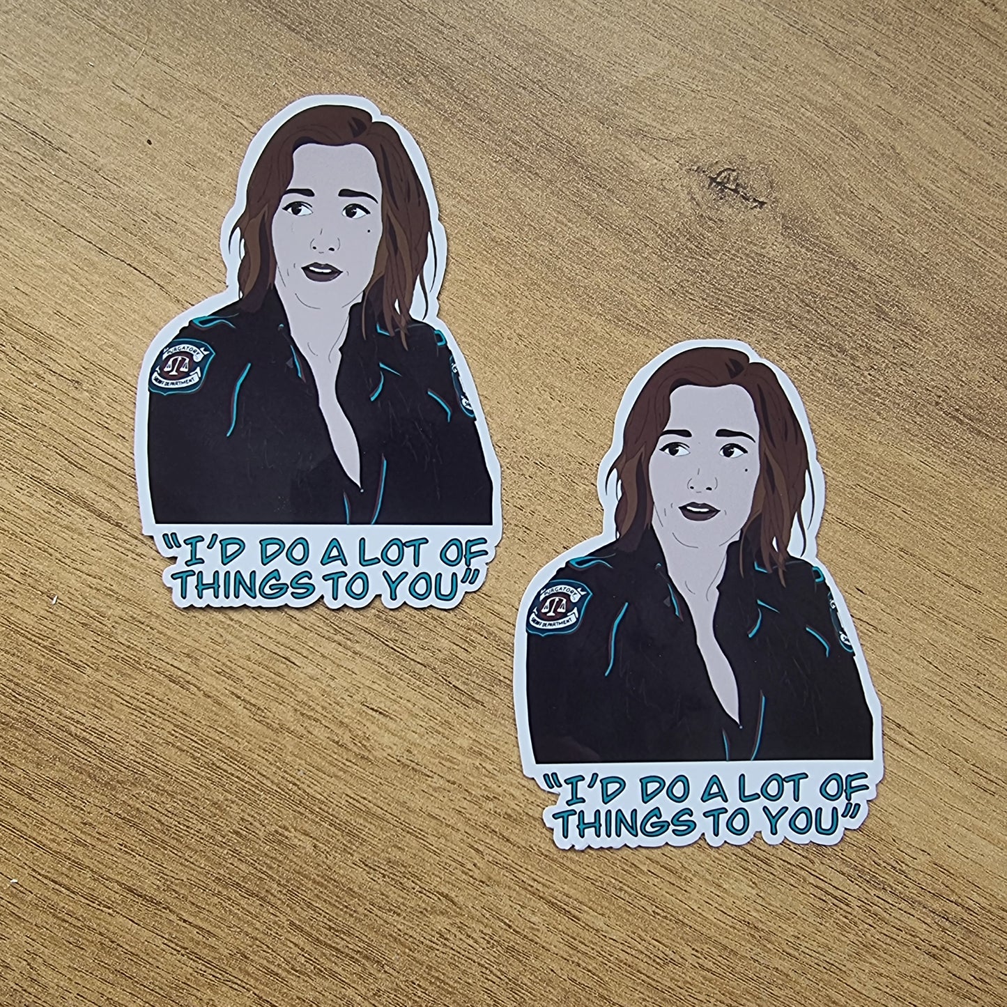 AU Nicole Haught sticker | Wynonna Earp sticker