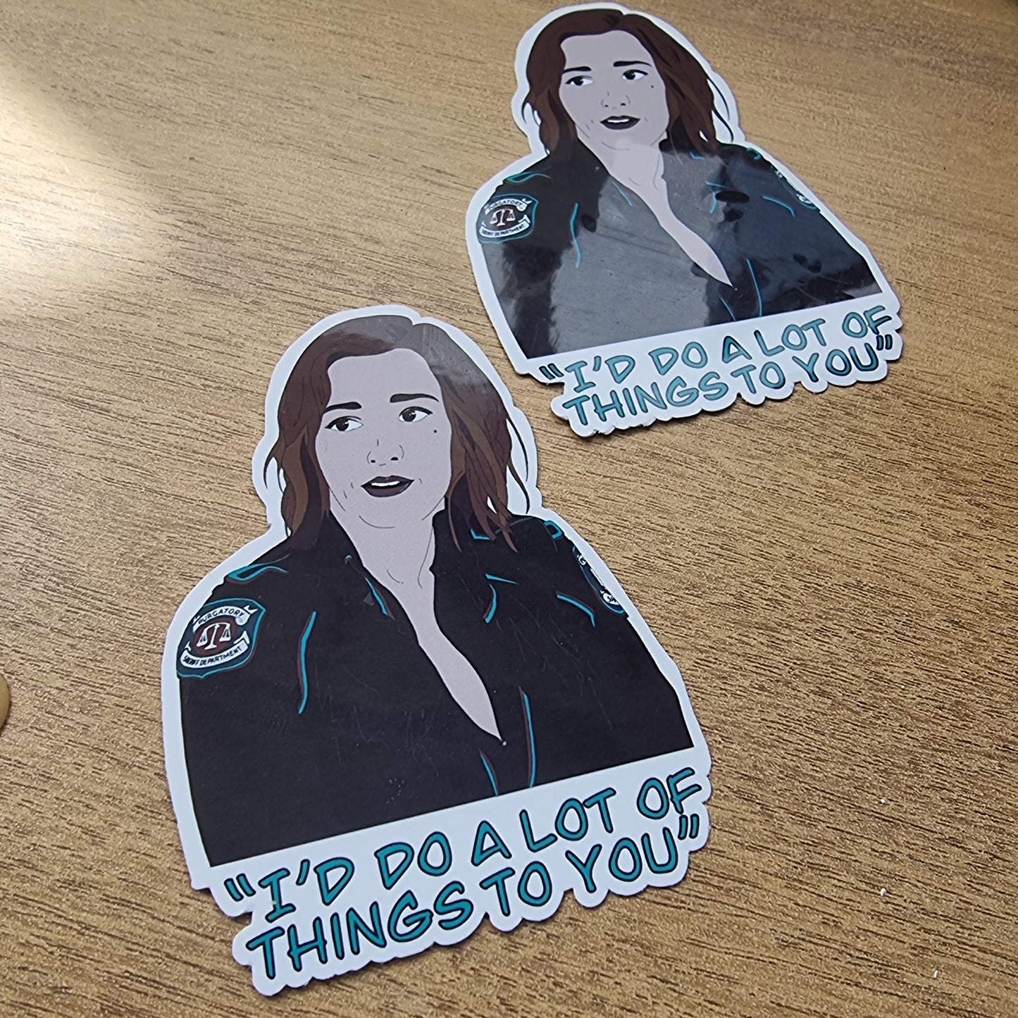 AU Nicole Haught sticker | Wynonna Earp sticker