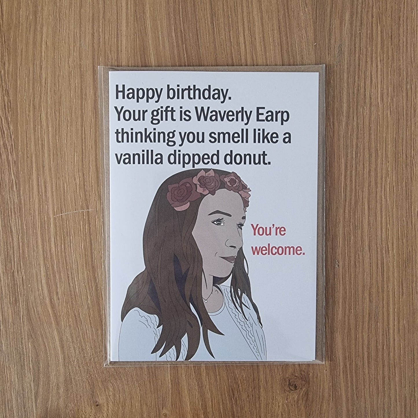 Waverly Earp AU birthday card | Wynonna Earp card