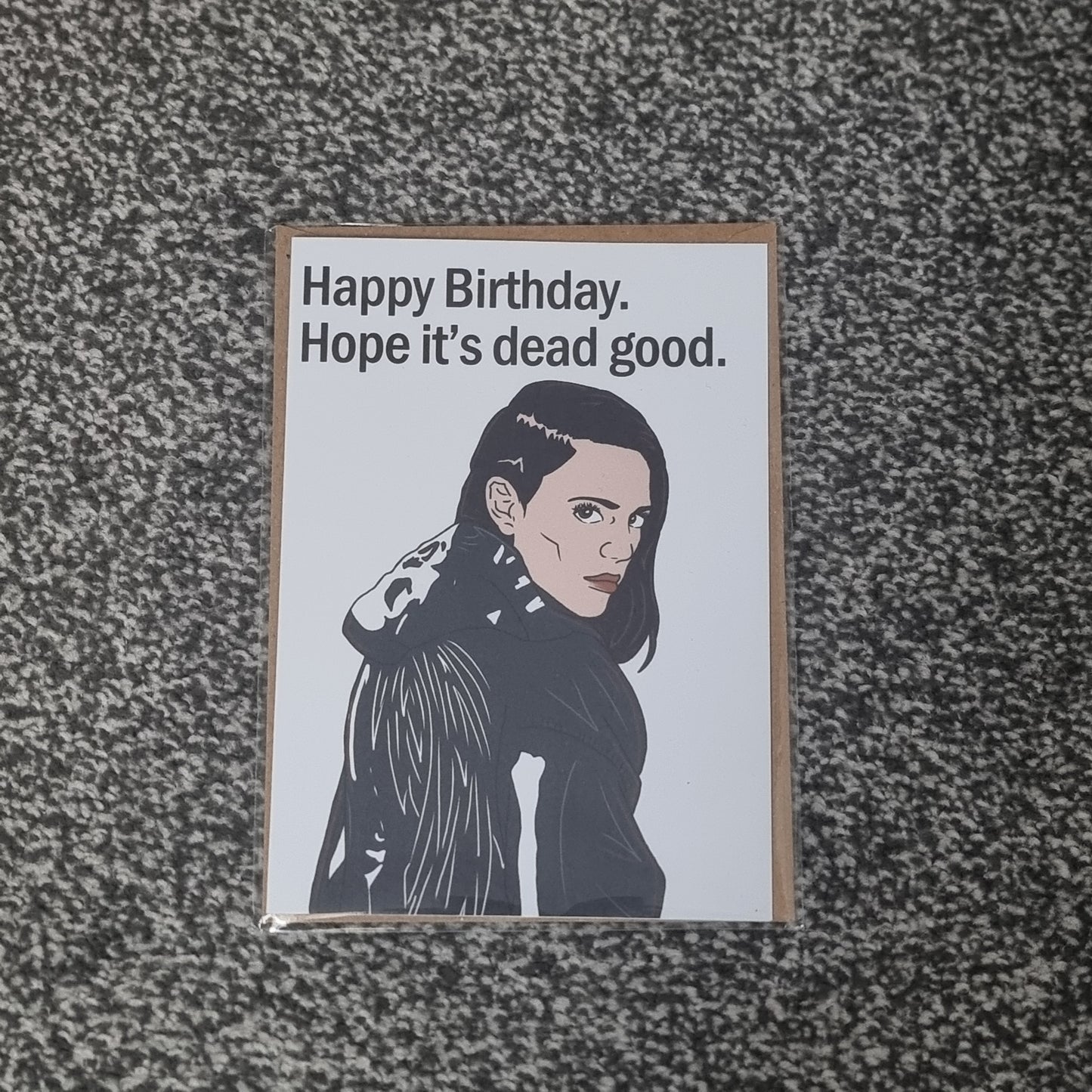 'Hope it's dead good' birthday card | Revival
