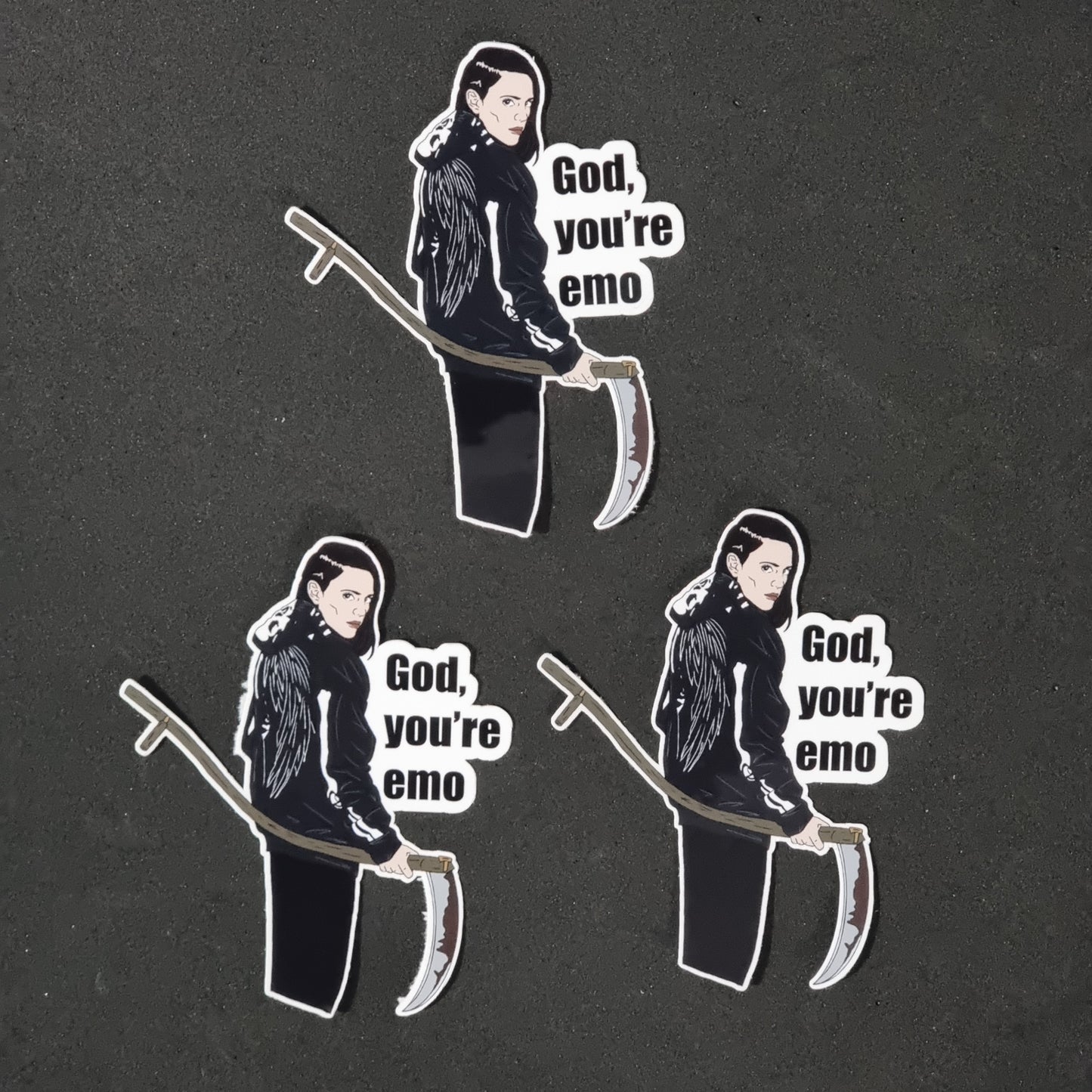 'God You're Emo' sticker | Revival