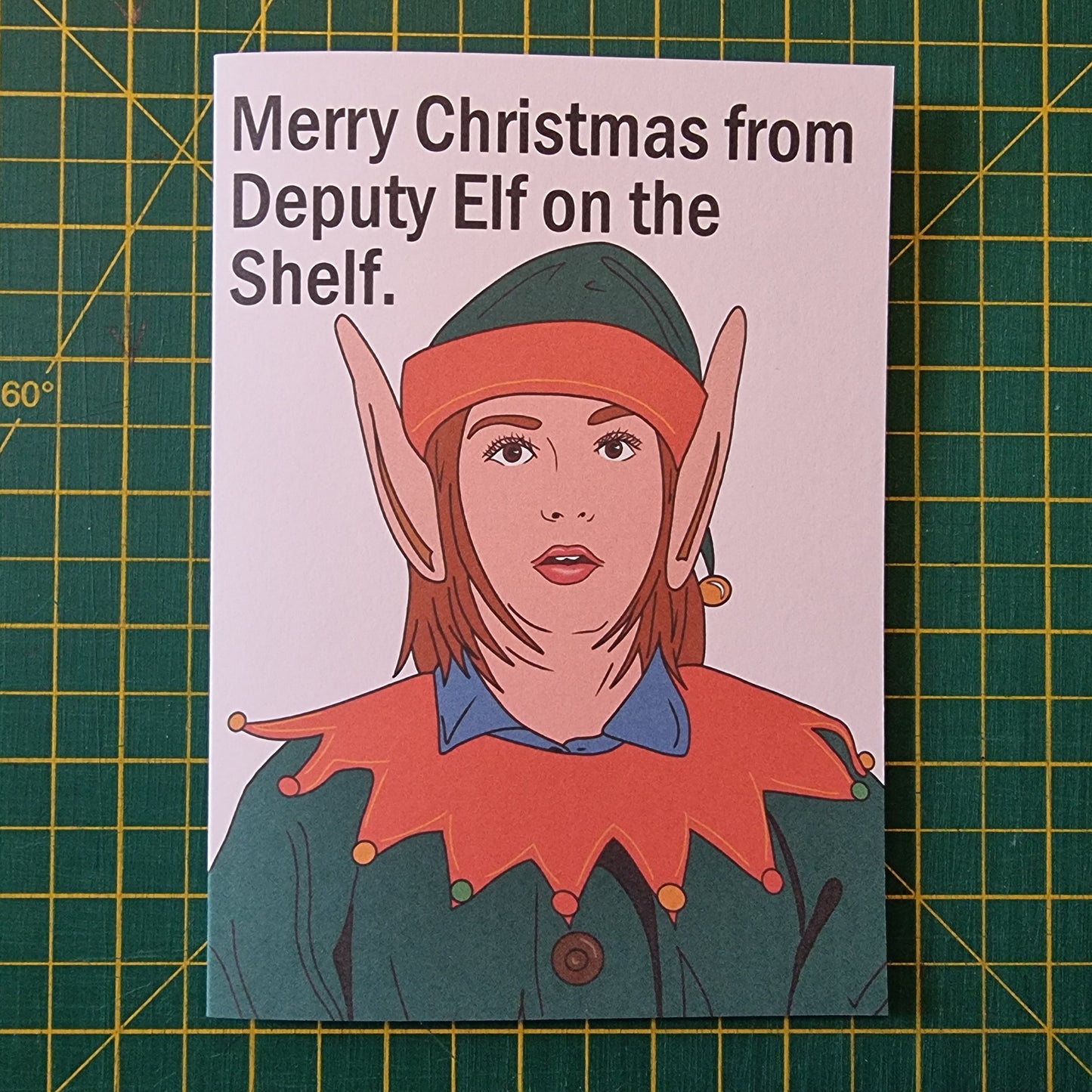 'Deputy Elf on the shelf' Christmas card | Wynonna Earp card