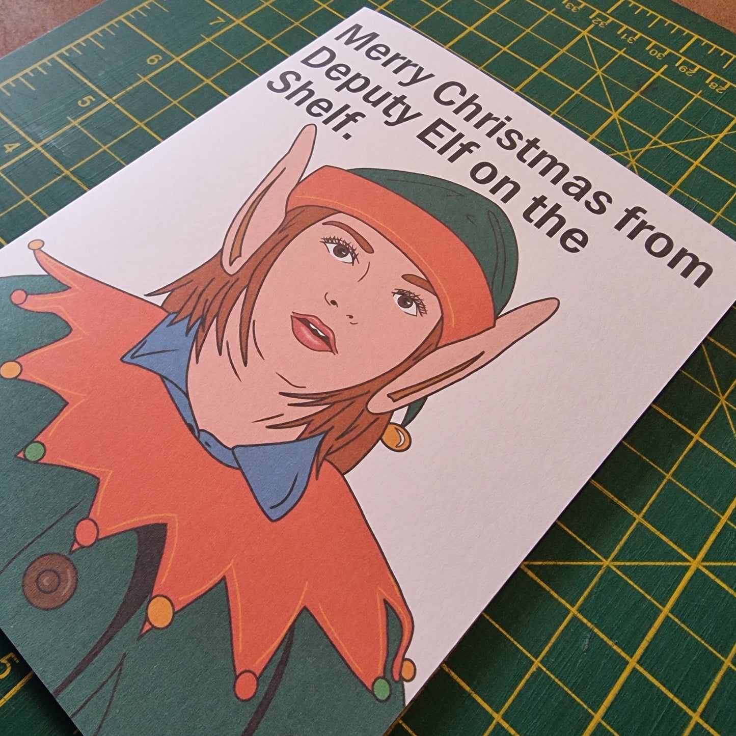 'Deputy Elf on the shelf' Christmas card | Wynonna Earp card