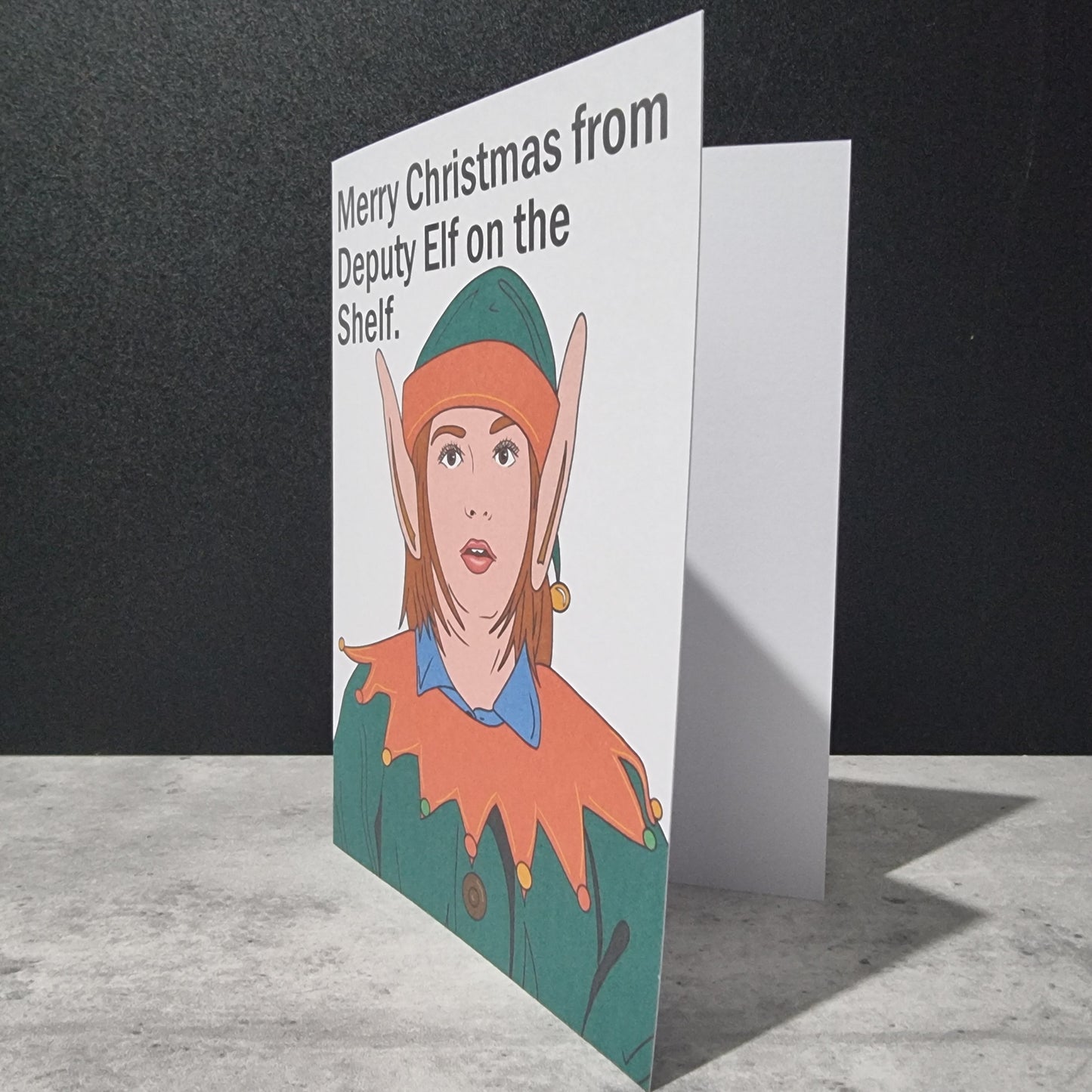 'Deputy Elf on the shelf' Christmas card | Wynonna Earp card