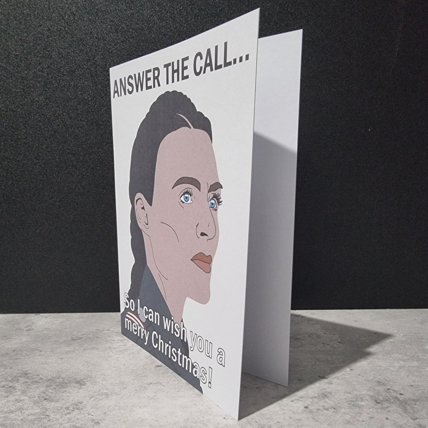 'Answer the call' Christmas card | Motherland Fort Salem Christmas card