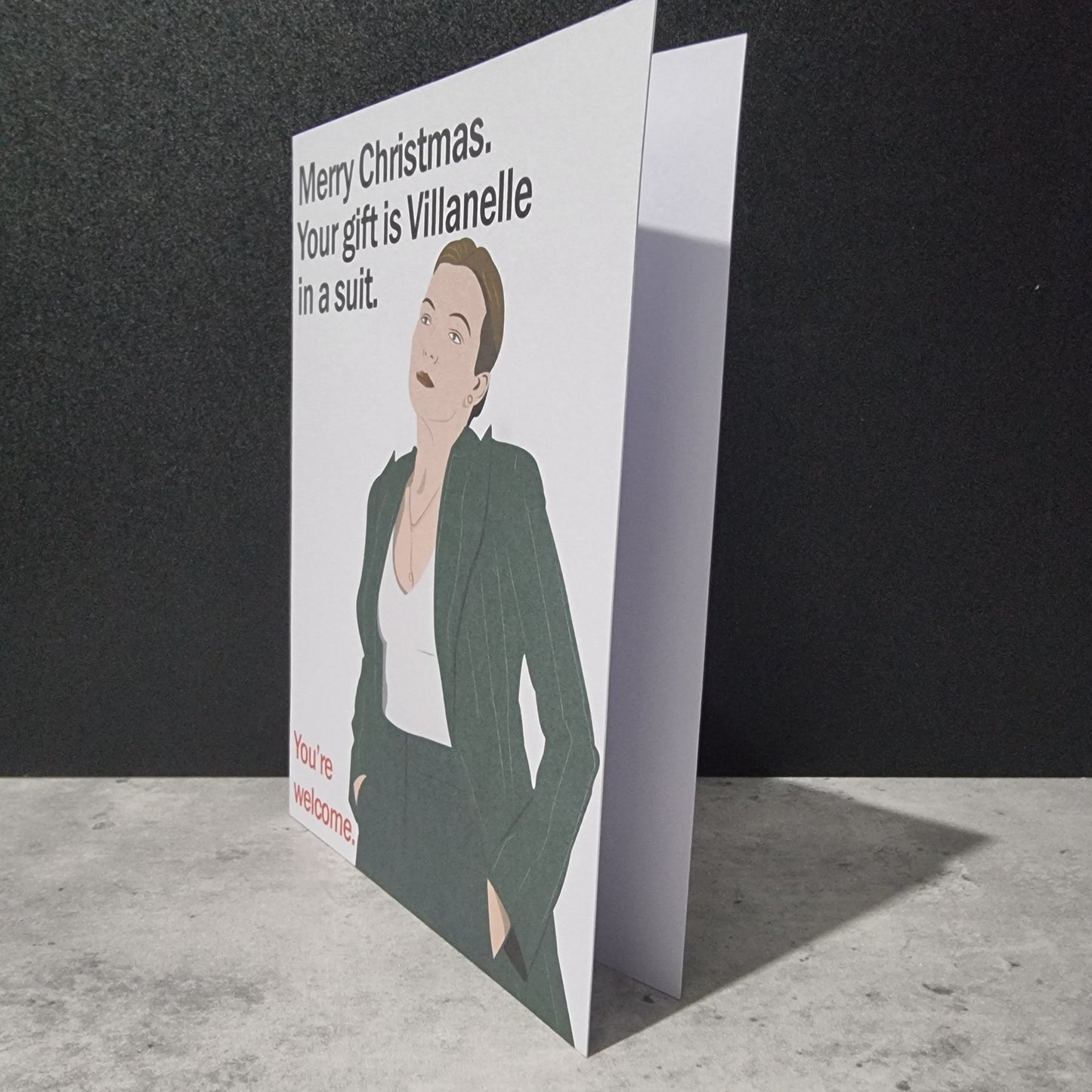 Villanelle Christmas card | Killing Eve