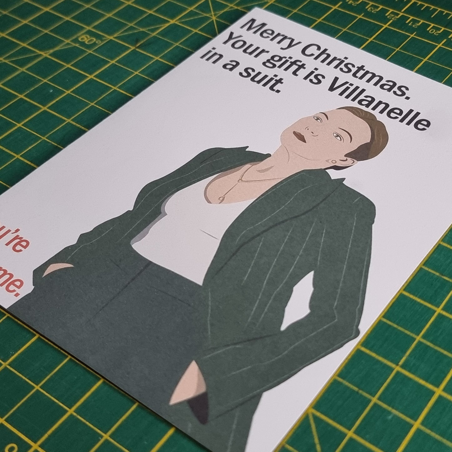 Villanelle Christmas card | Killing Eve