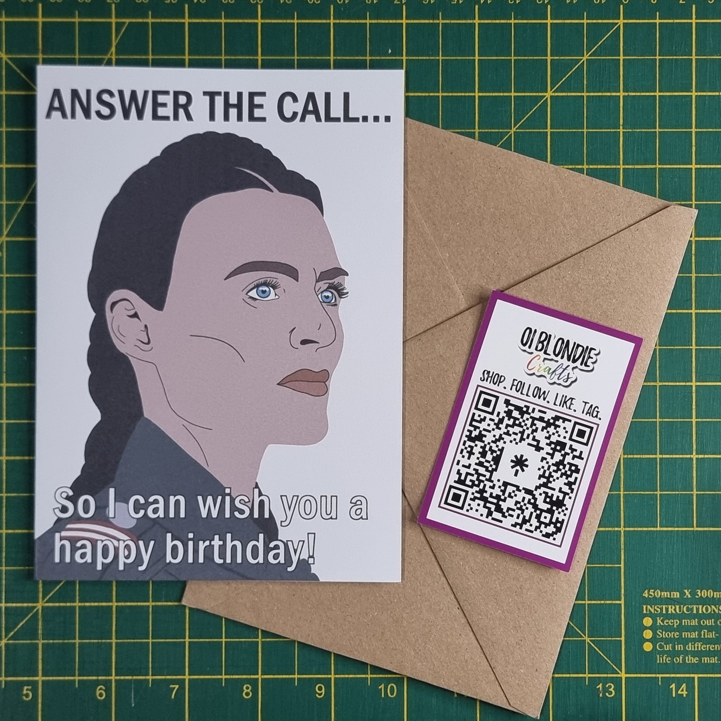 'Answer the call' birthday card | Motherland Fort Salem birthday card