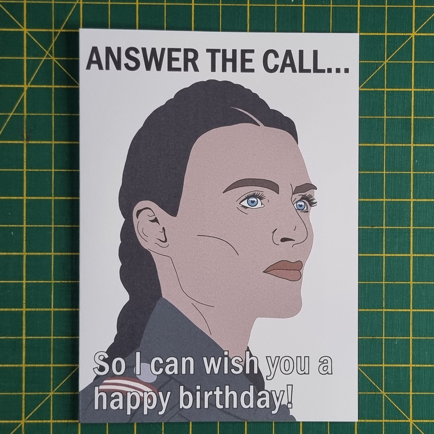 'Answer the call' birthday card | Motherland Fort Salem birthday card