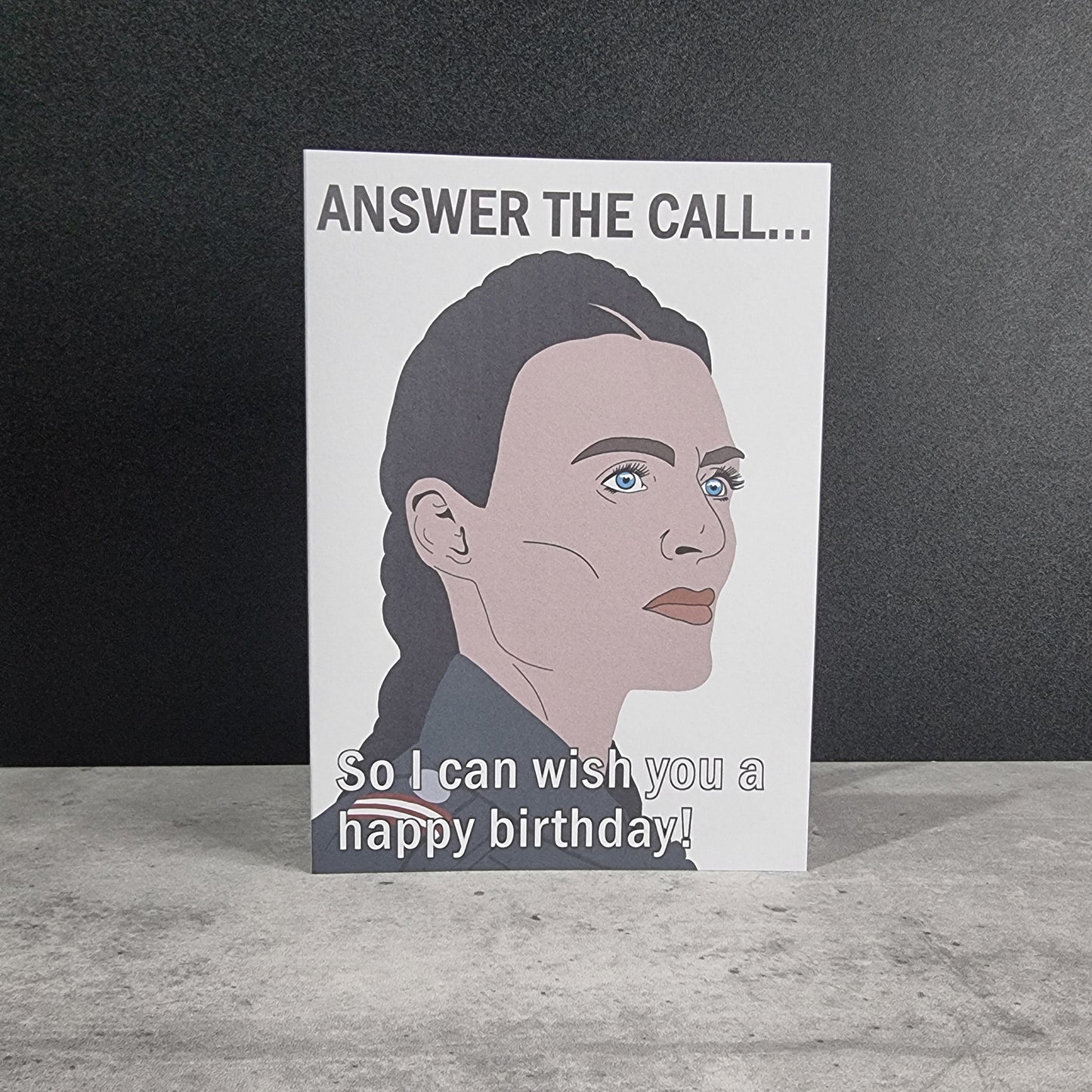 'Answer the call' birthday card | Motherland Fort Salem birthday card