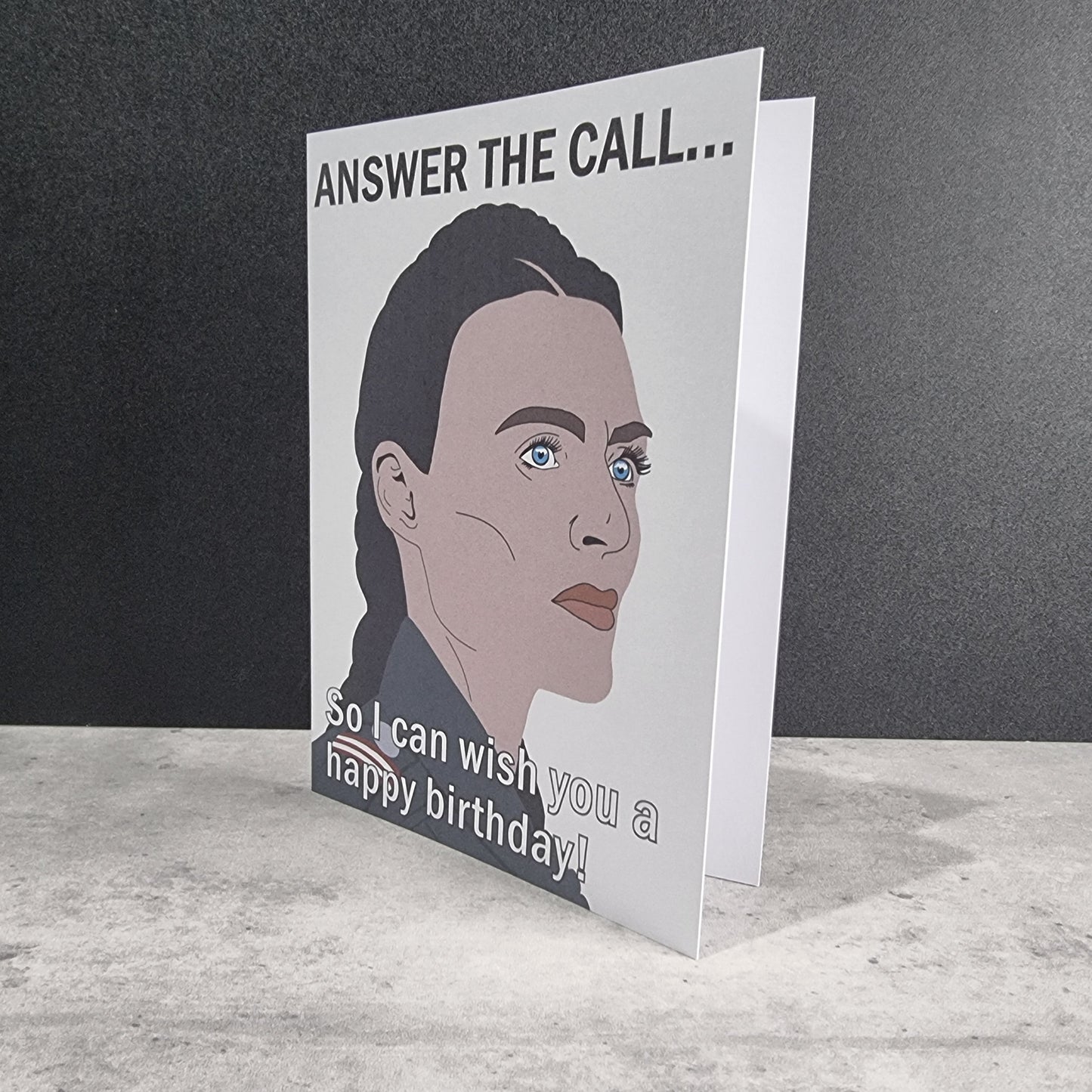 'Answer the call' birthday card | Motherland Fort Salem birthday card
