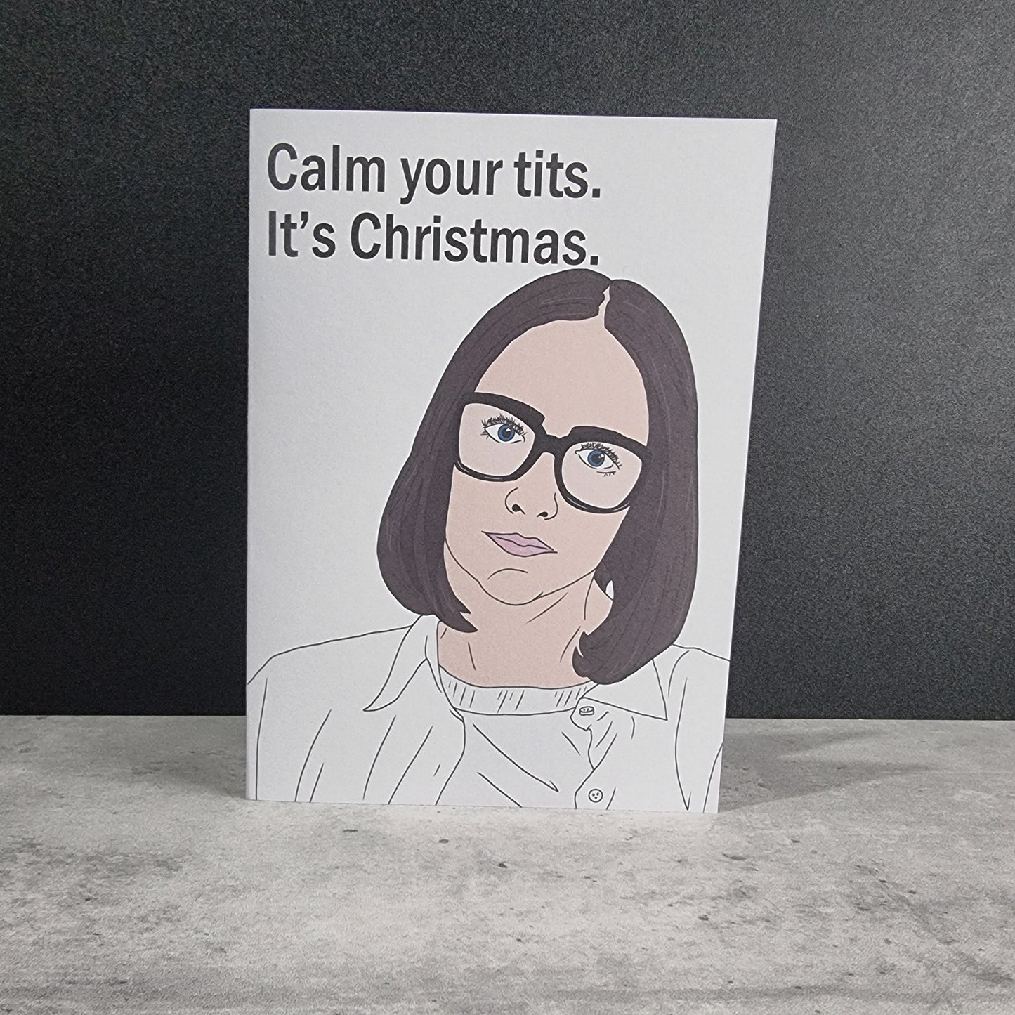 Shalin 'Calm your tits' Christmas card | Clickbait Unfollowed