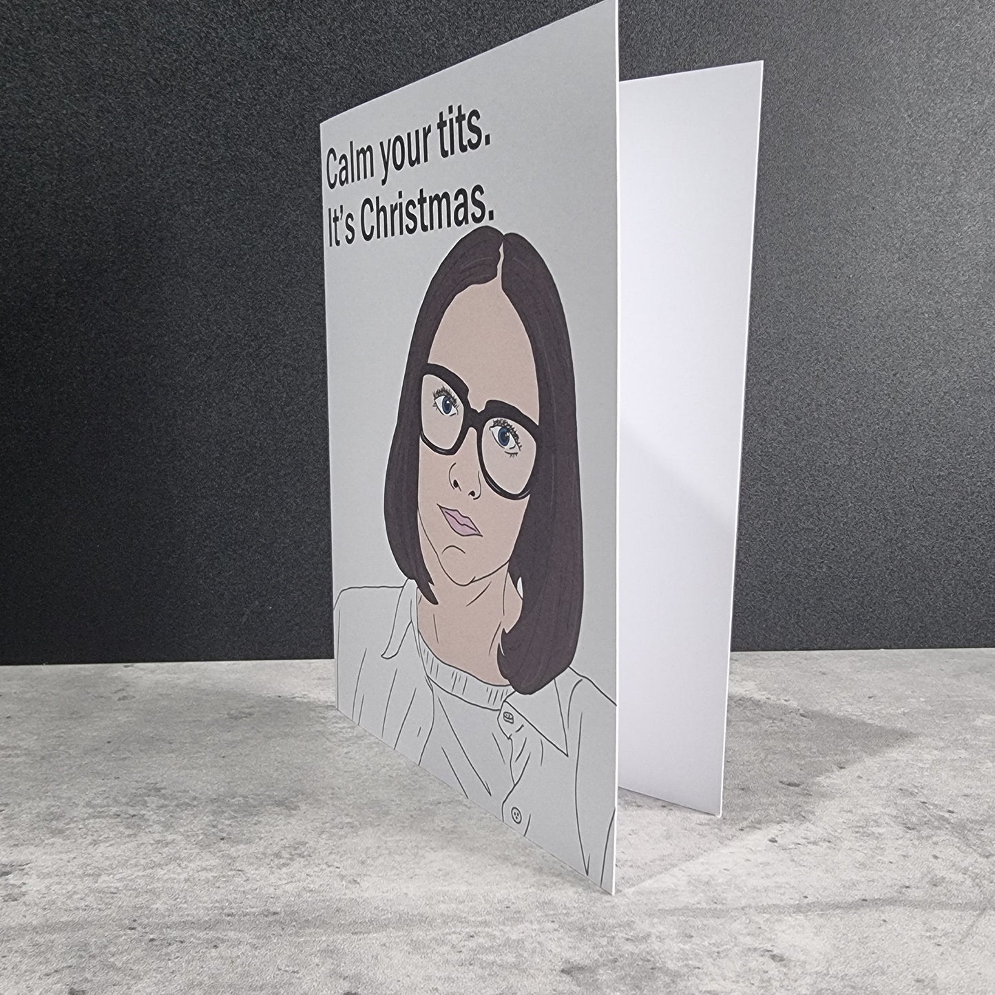 Shalin 'Calm your tits' Christmas card | Clickbait Unfollowed
