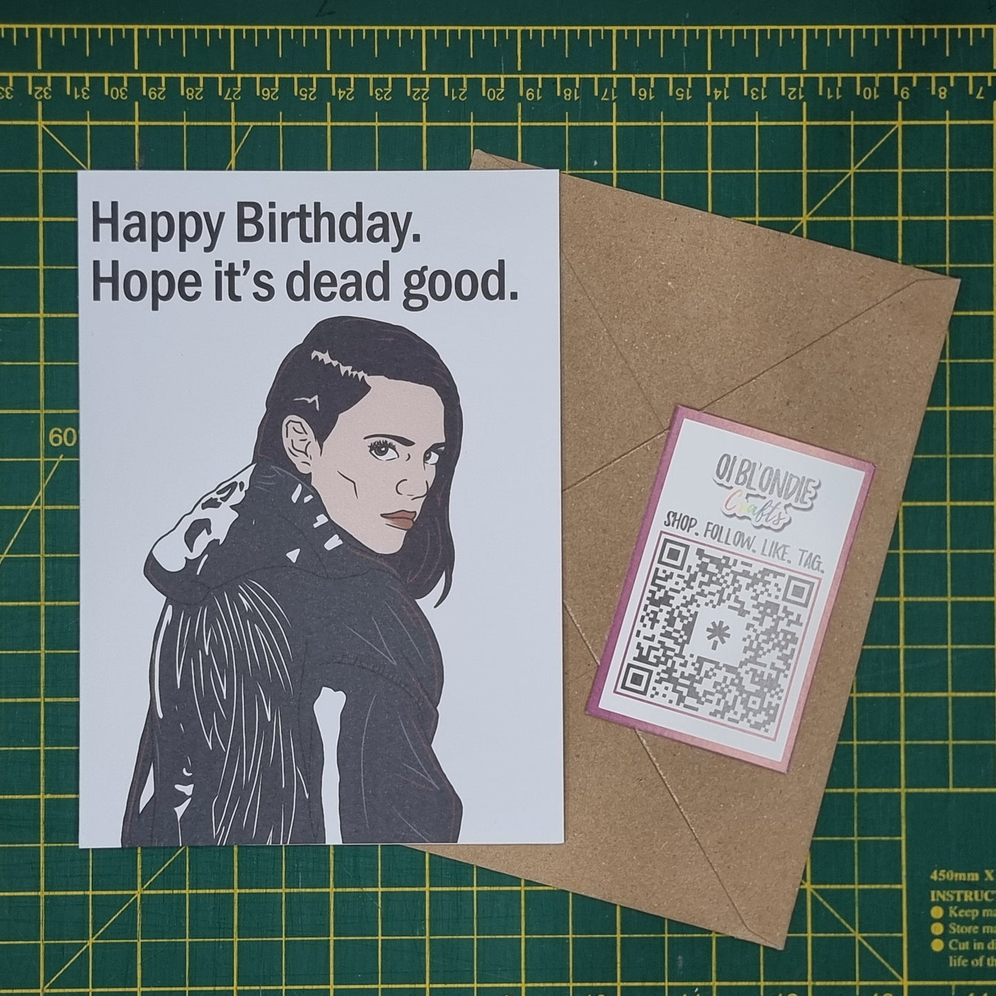 'Hope it's dead good' birthday card | Revival