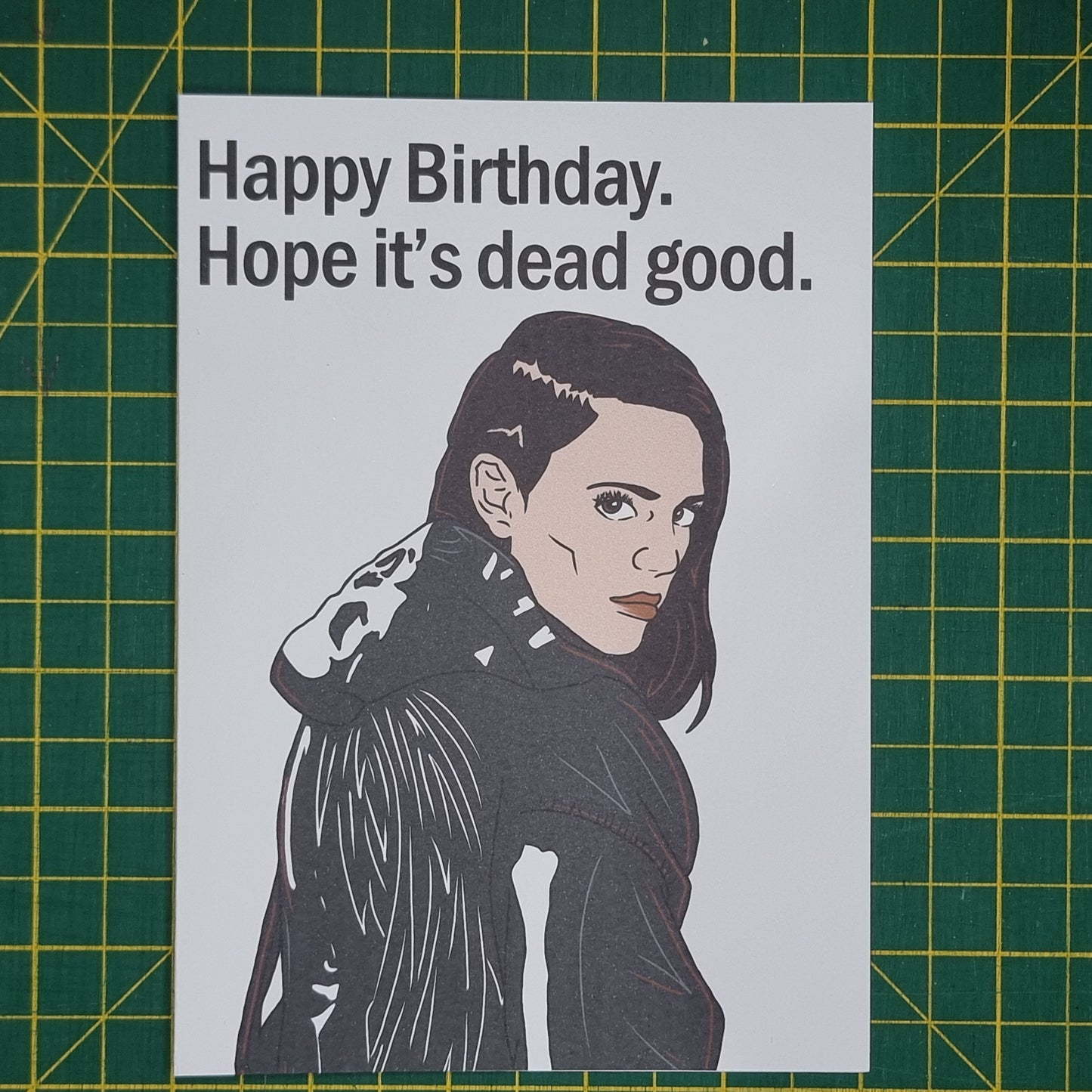 'Hope it's dead good' birthday card | Revival