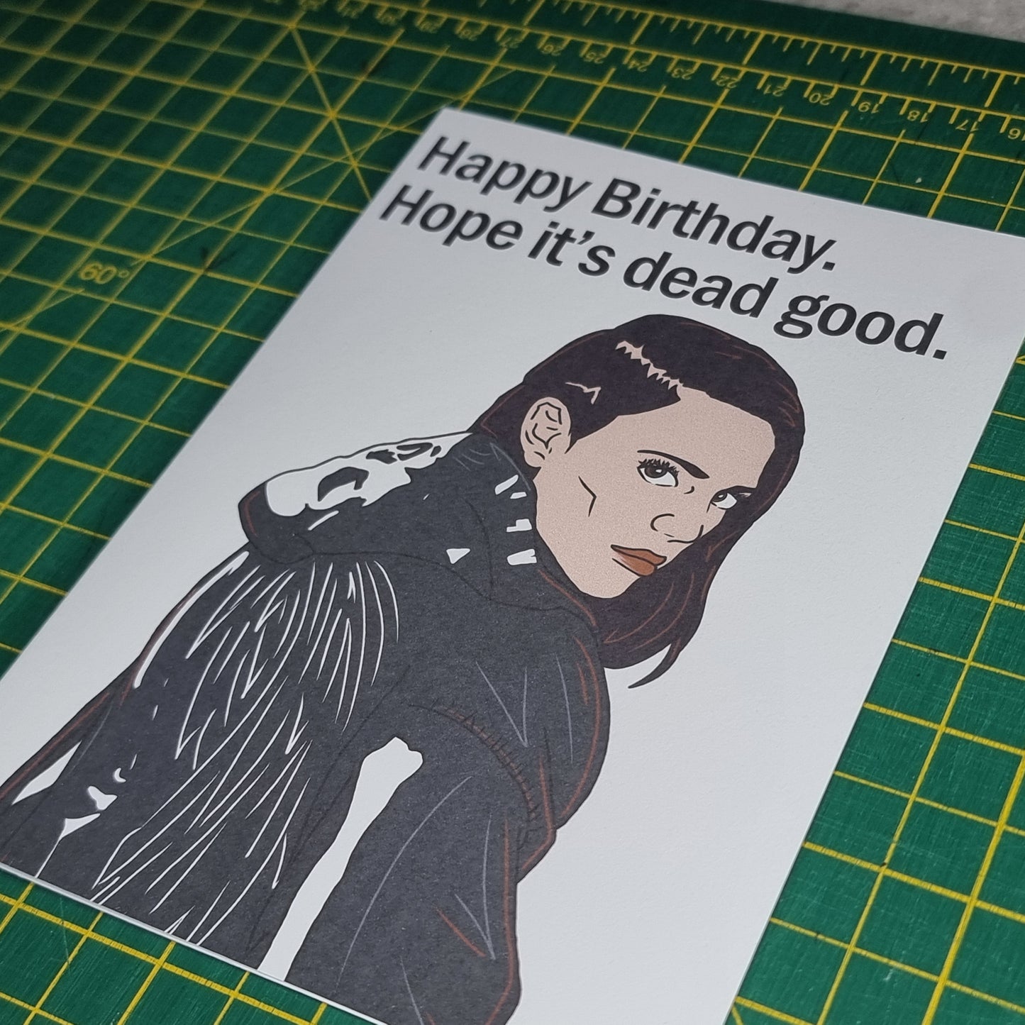 'Hope it's dead good' birthday card | Revival
