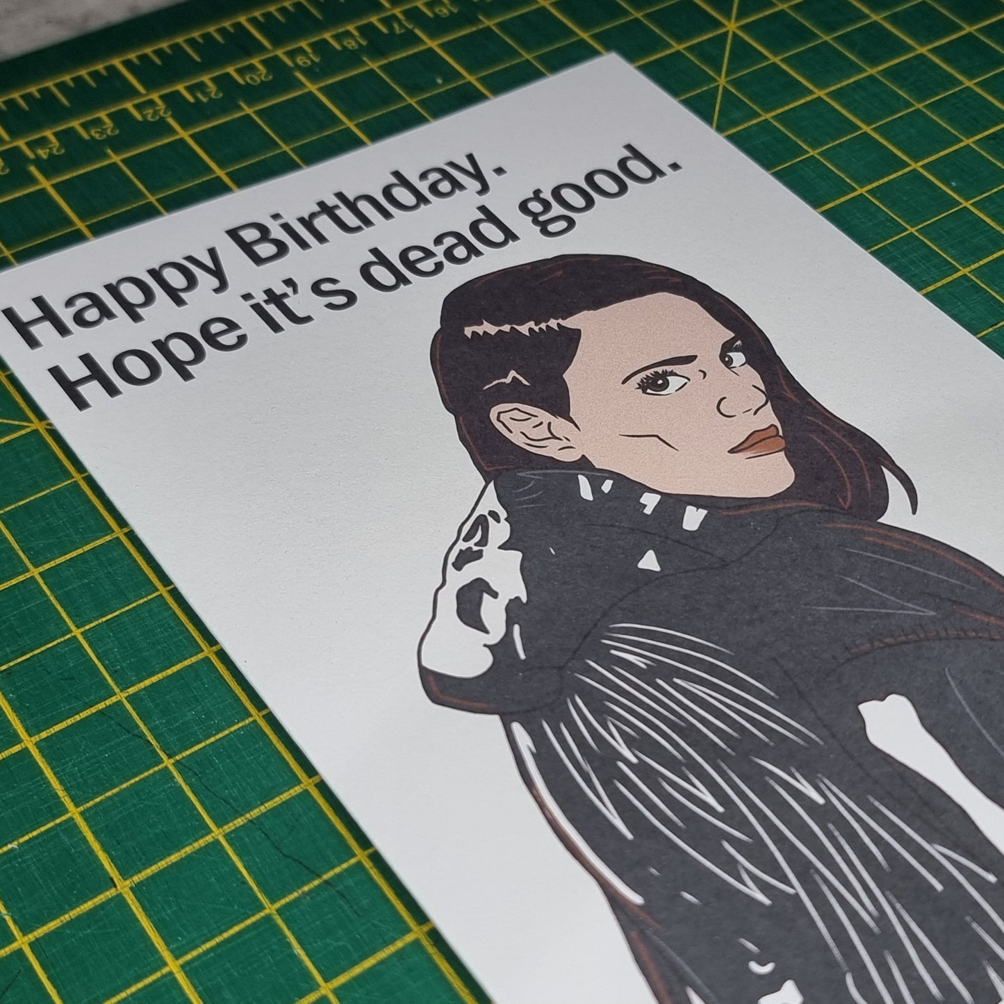 'Hope it's dead good' birthday card | Revival