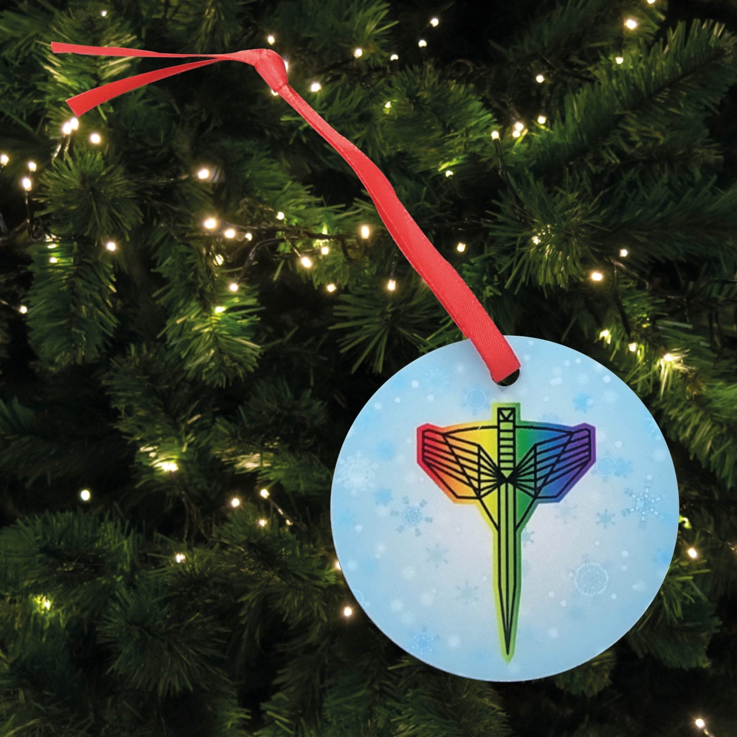 Angel's Shield Tree Ornament | Wynonna Earp Christmas decoration