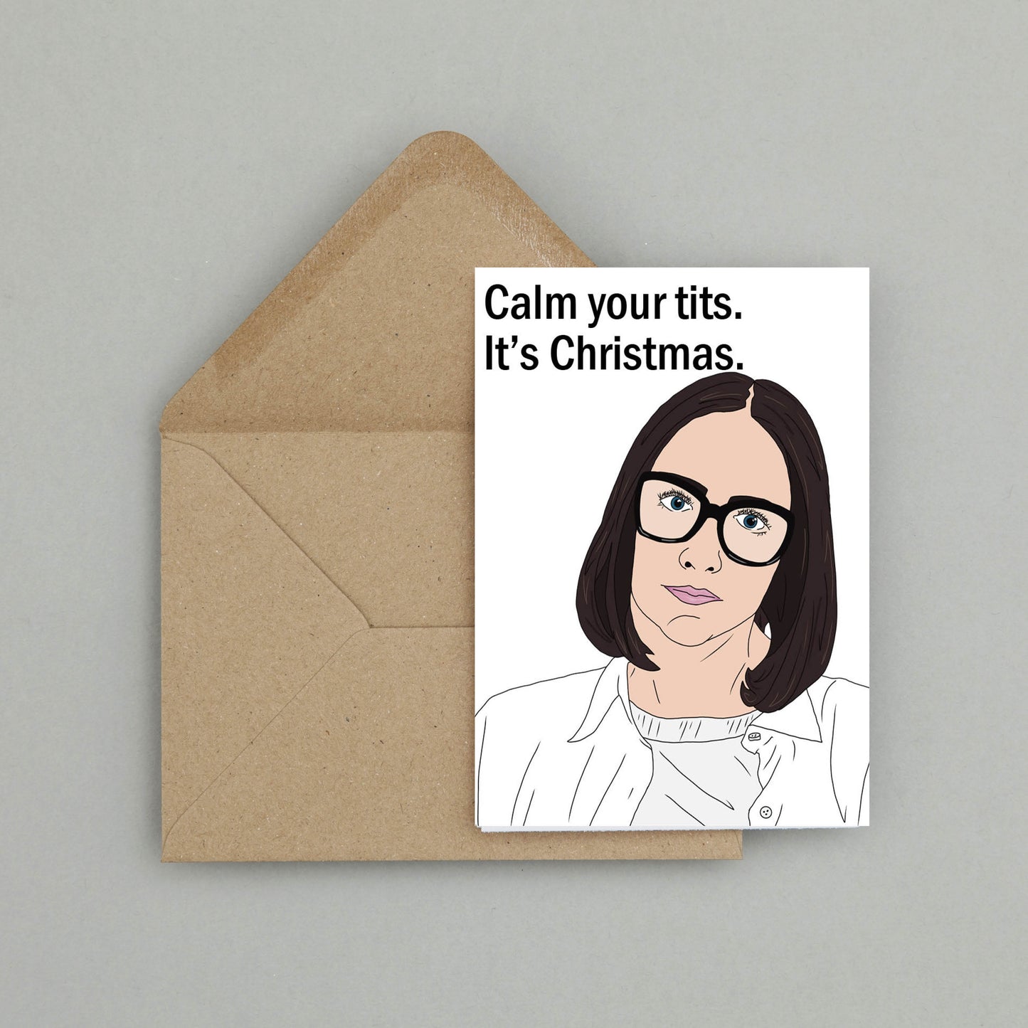 Shalin 'Calm your tits' Christmas card | Clickbait Unfollowed