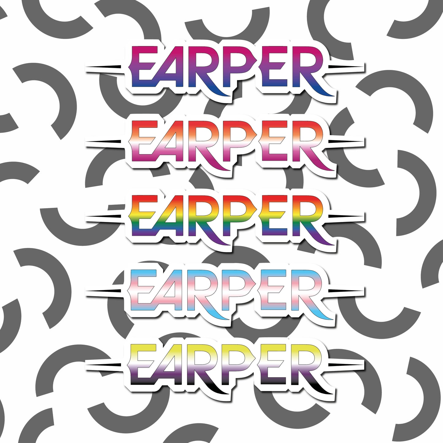 Earper sticker | Wynonna Earp sticker | LGBTQ+ pride flags