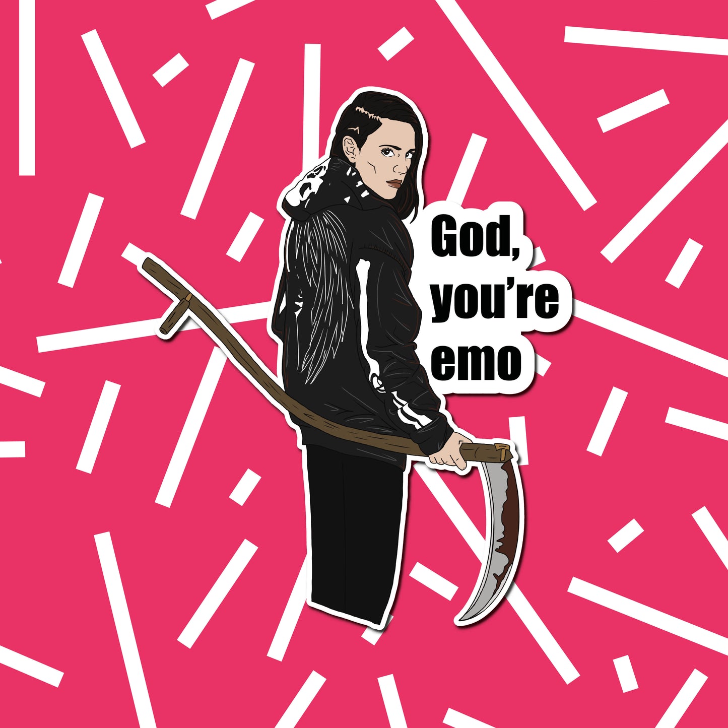 'God You're Emo' sticker | Revival