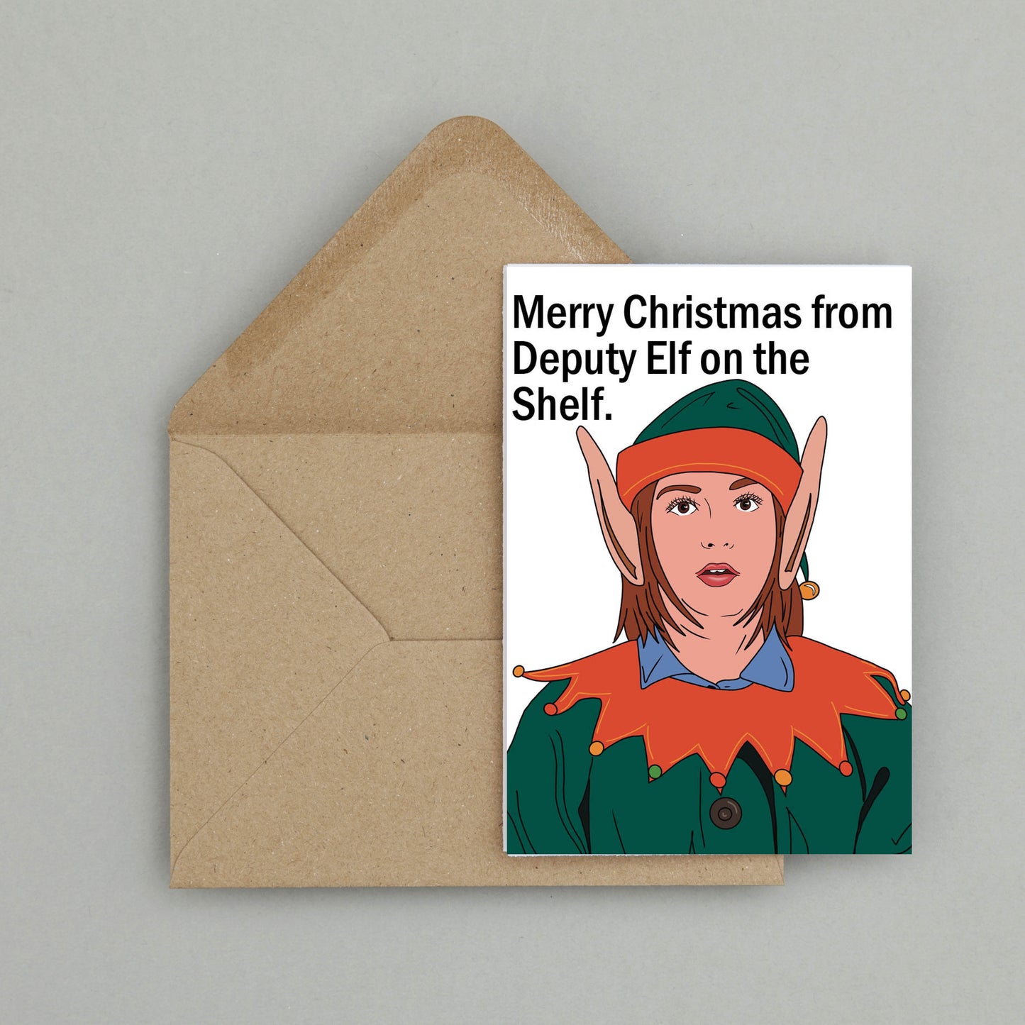 'Deputy Elf on the shelf' Christmas card | Wynonna Earp card