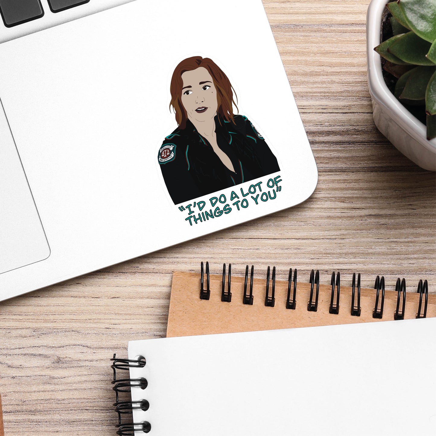 AU Nicole Haught sticker | Wynonna Earp sticker