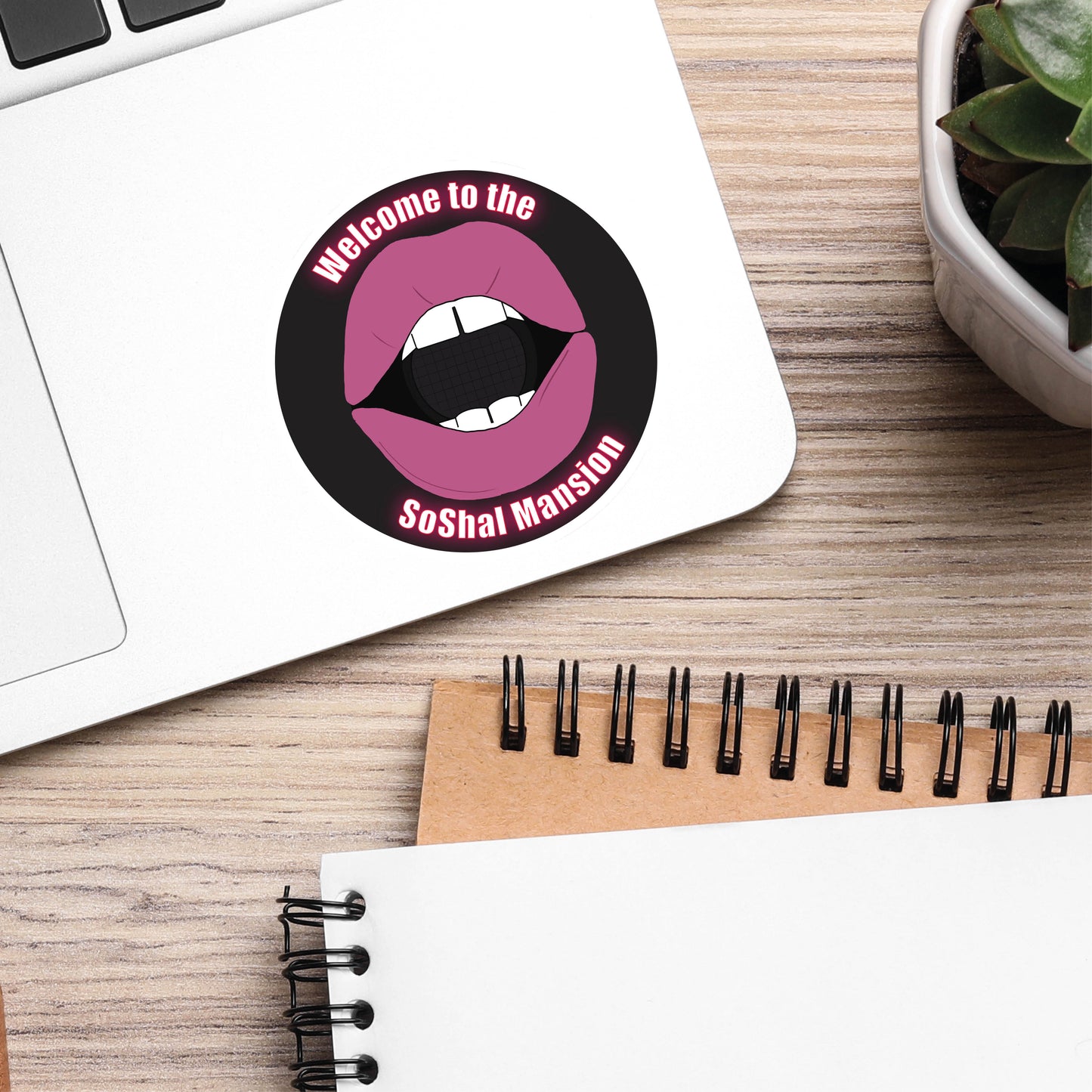'Welcome to the SoShal Mansion' sticker | Clickbait Unfollowed