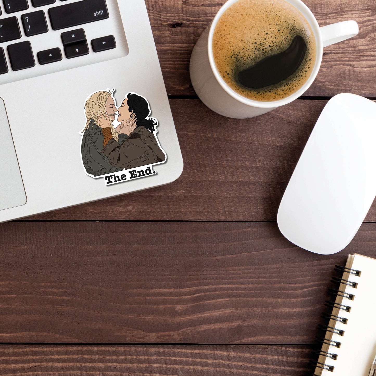 'The End' | Killing Eve sticker | Jodie Comer