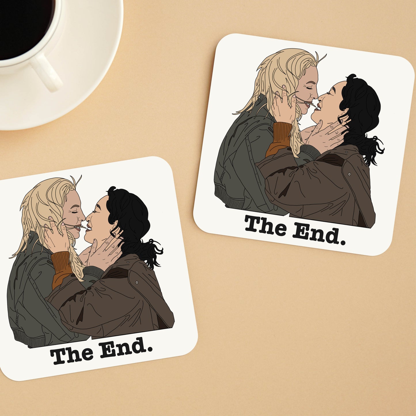 The End coaster | Killing Eve gift
