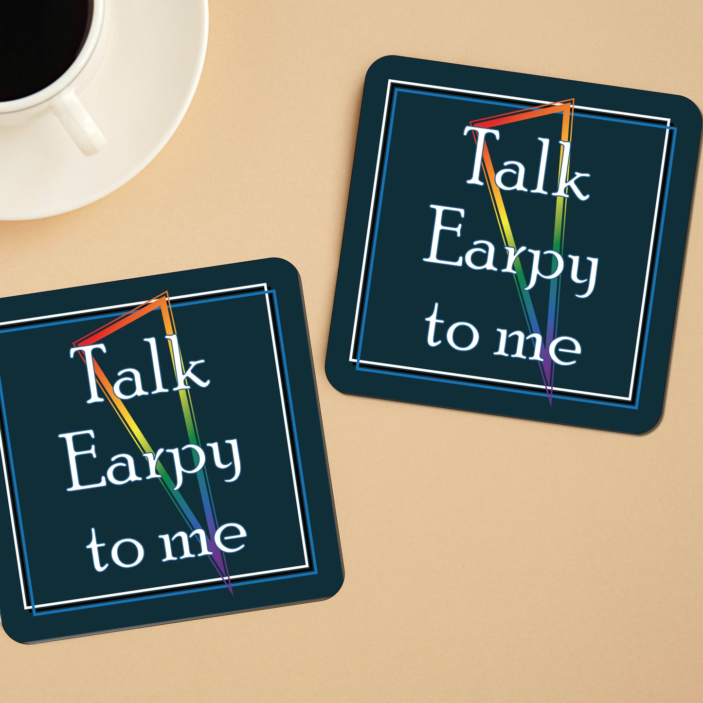 Talk Earpy to me coaster | Wynonna Earp coaster