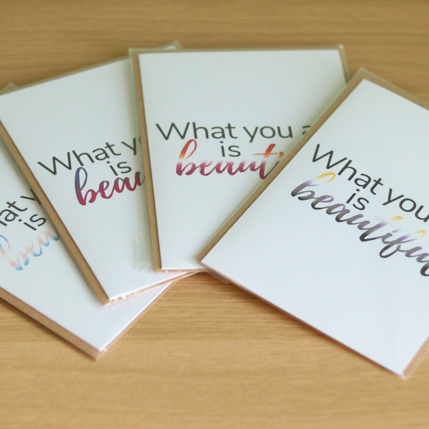 LGBT pride 'What you are is beautiful' card | LGBT coming out card