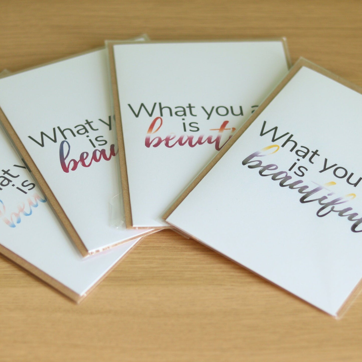 Lesbian pride 'What you are is beautiful' card | LGBT pride | Coming out card
