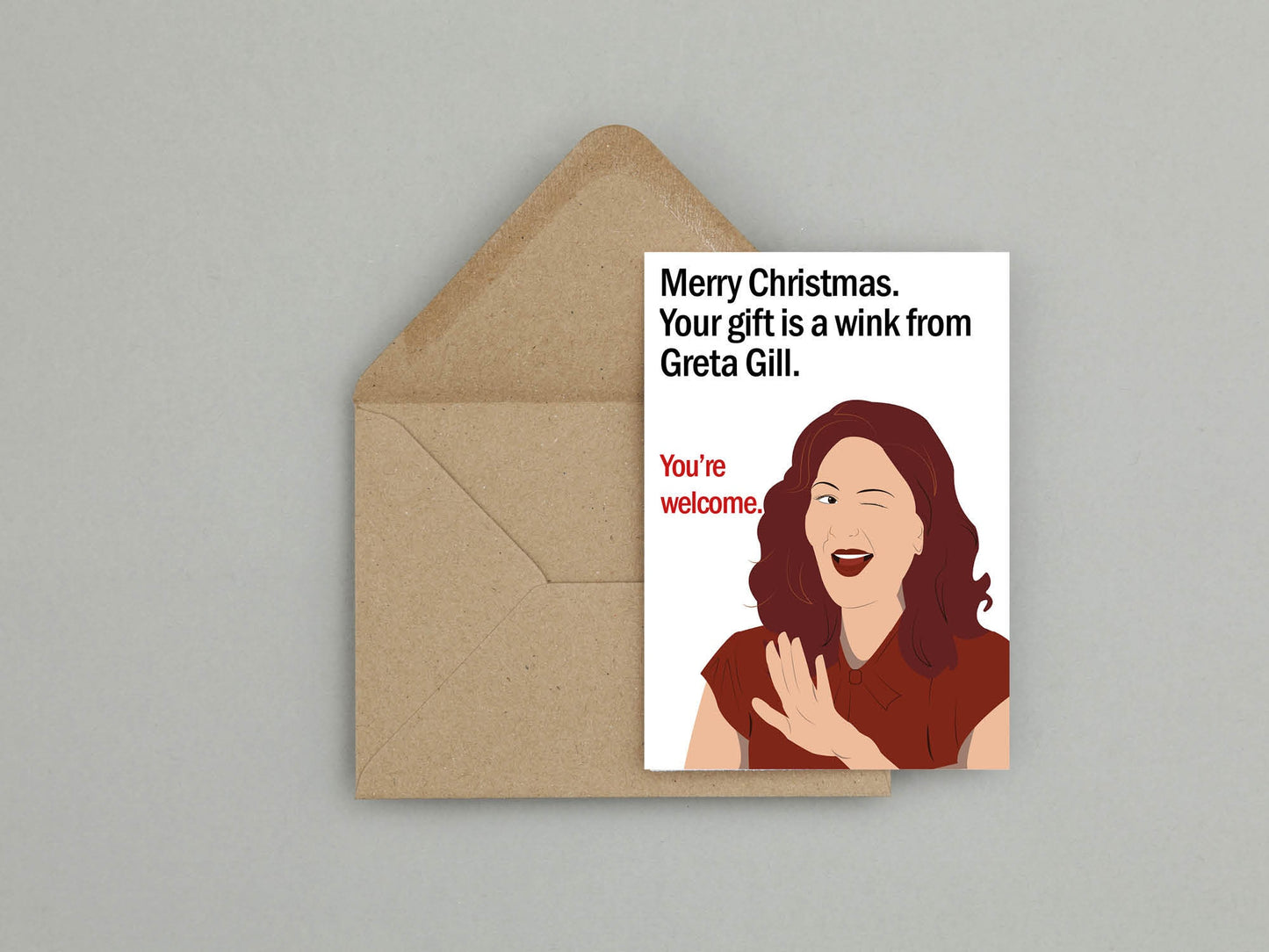A League of Their Own Christmas Card | Greta Gill