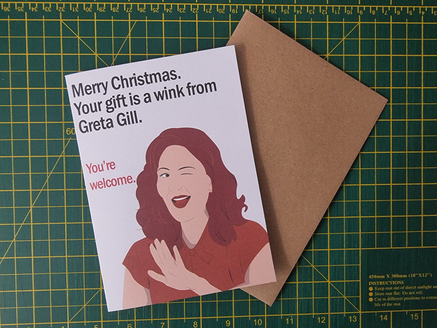 A League of Their Own Christmas Card | Greta Gill