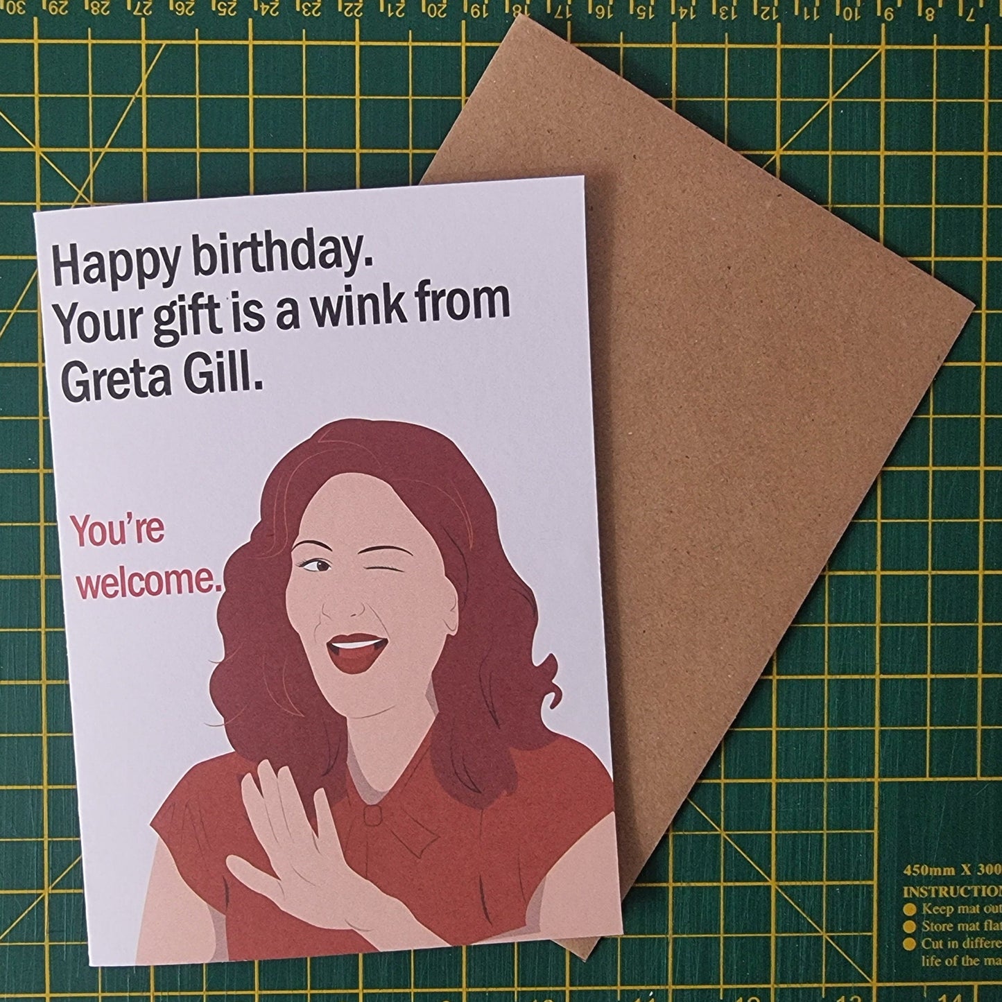 A League of Their Own sticker | Greta Birthday Card