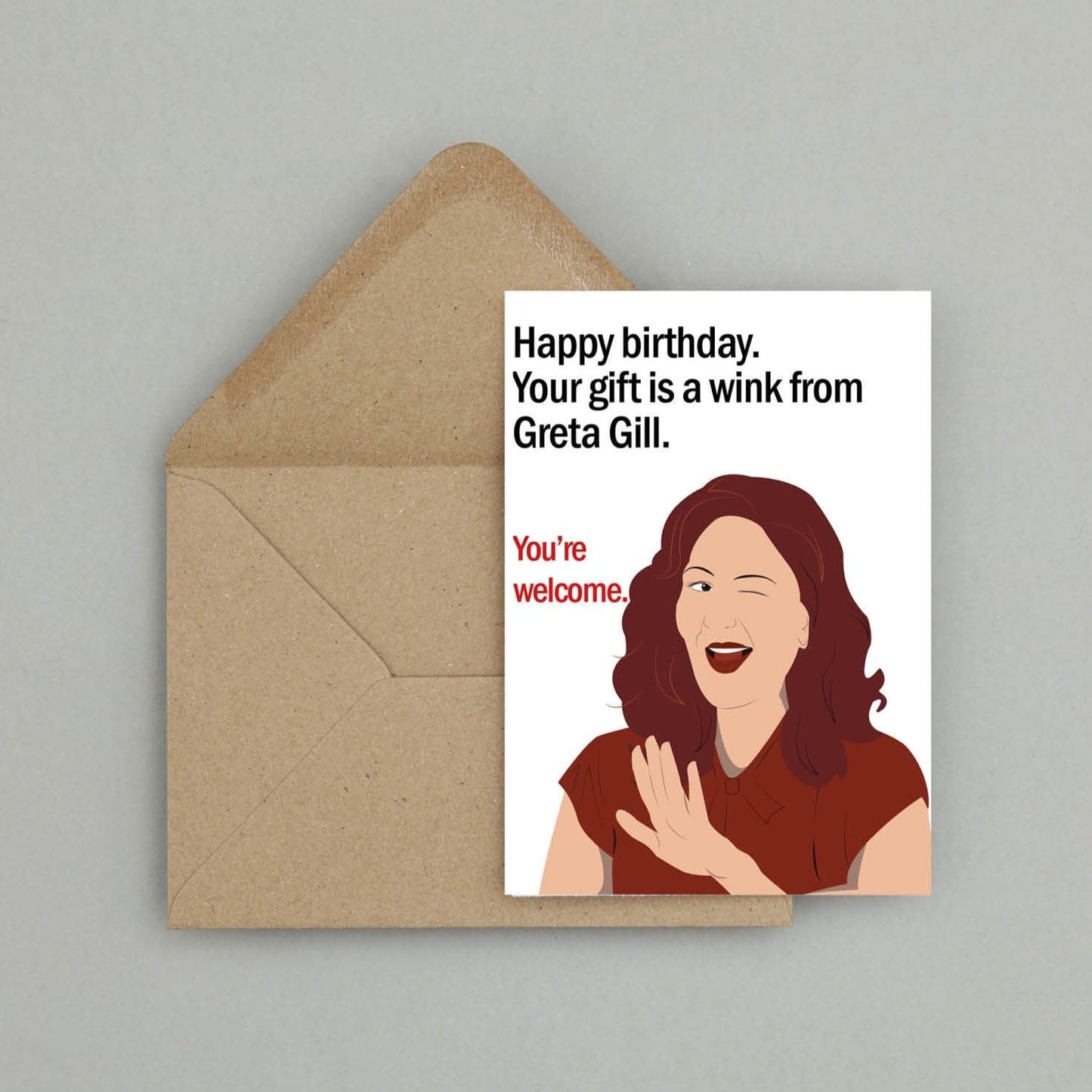 A League of Their Own sticker | Greta Birthday Card