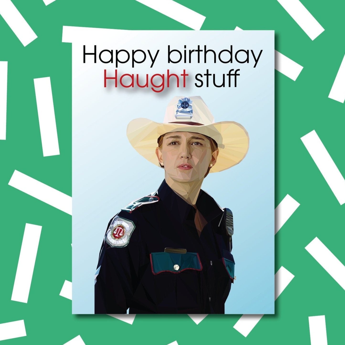 Nicole Haught birthday card | Wynonna Earp birthday card