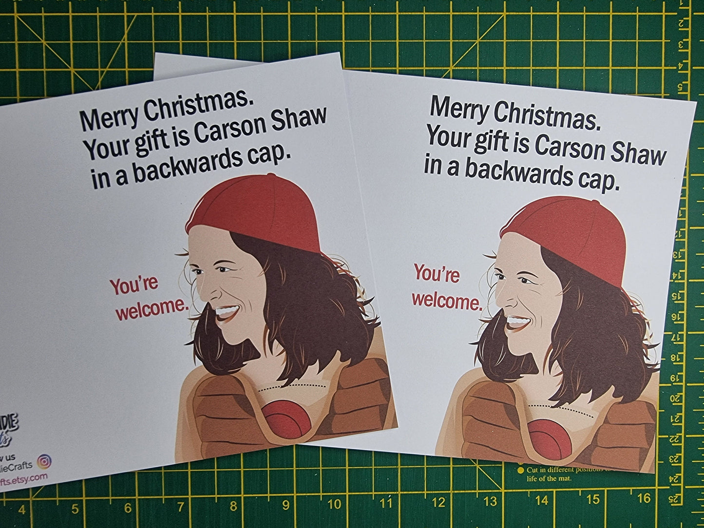A League of Their Own Christmas Card | Carson