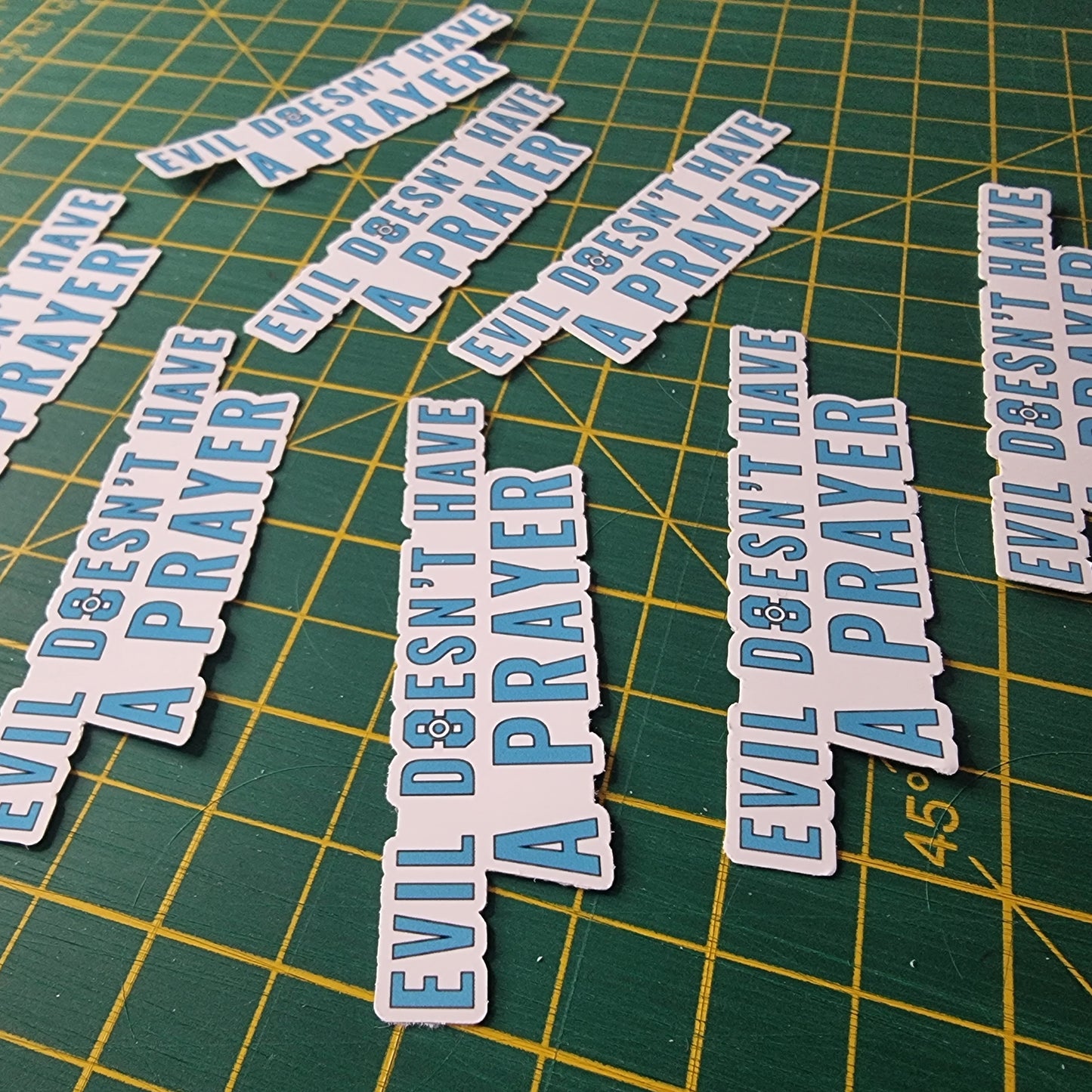 Evil Doesn't Have A Prayer | Warrior Nun sticker