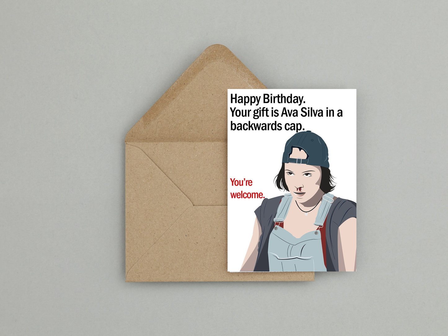 Ava Silva birthday card | Warrior Nun Birthday card