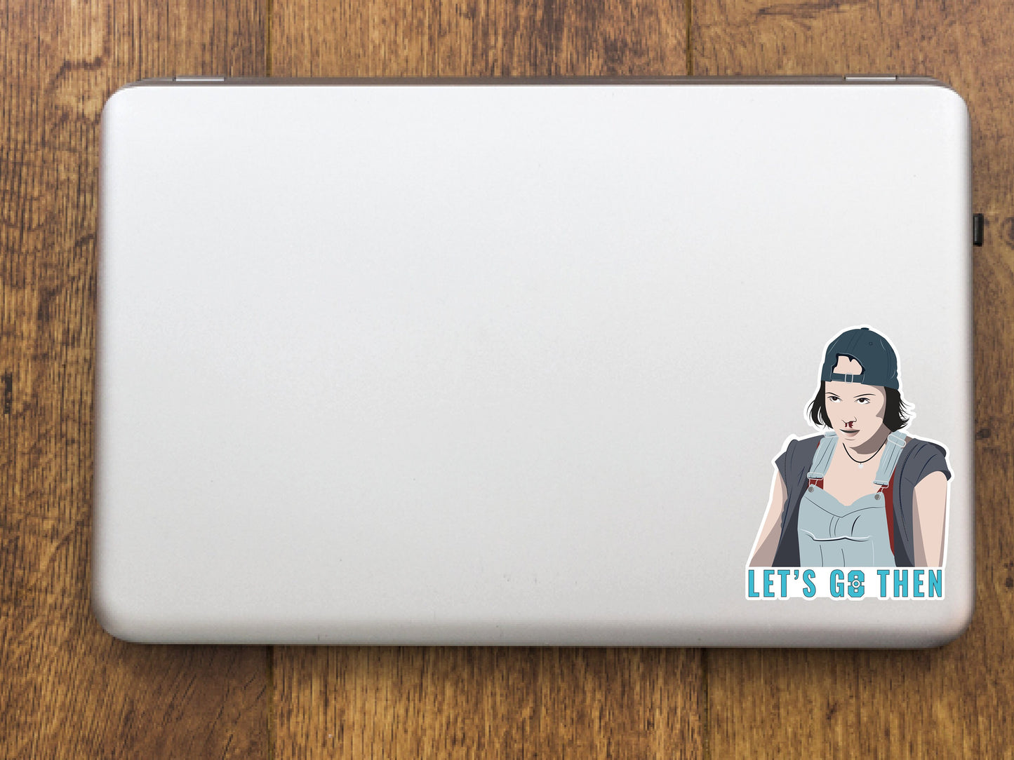 Ava Silva backwards cap 'Let's go then' | Warrior Nun sticker