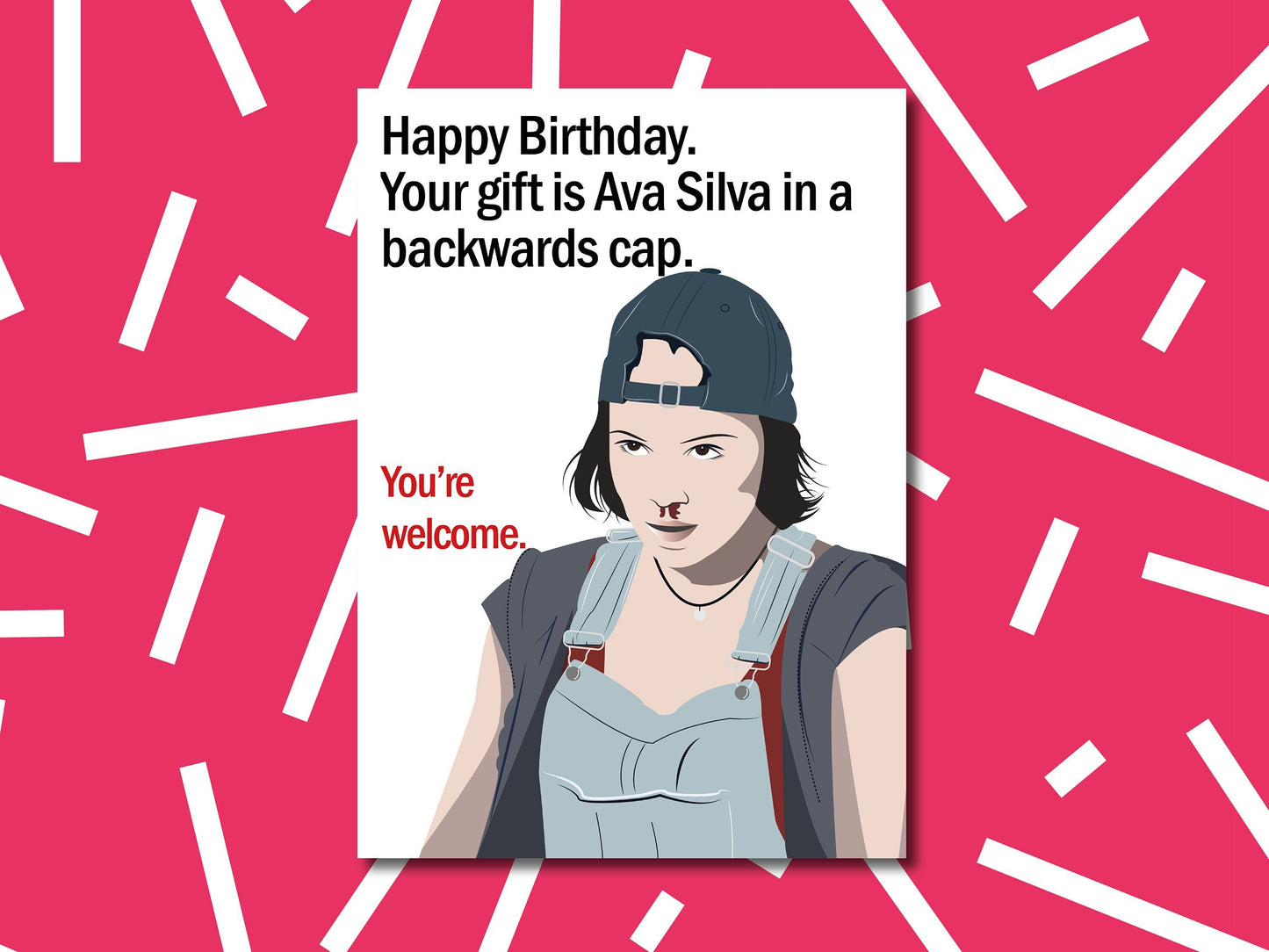 Ava Silva birthday card | Warrior Nun Birthday card