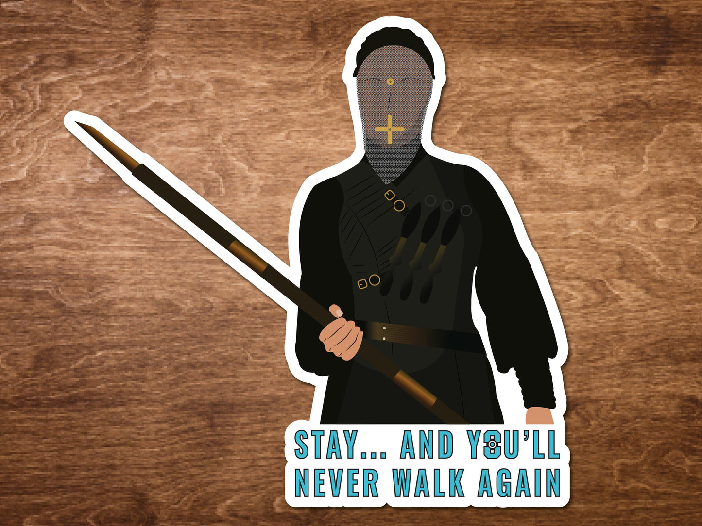 Beatrice chain mail sticker | Warrior Nun gift